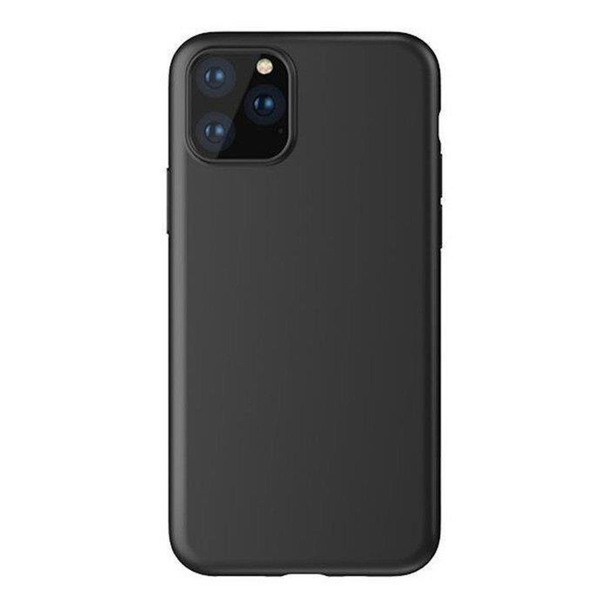 cofi1453 Handyhülle Silikon Hülle Basic für XIAOMI 11T PRO Schwarz, Soft Case Cover