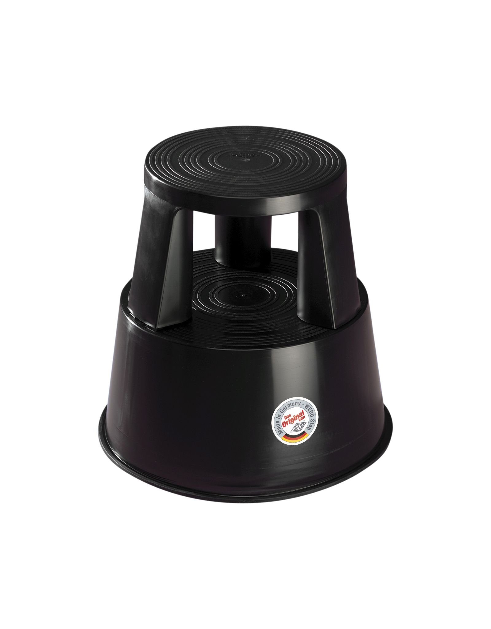 WEDO Arbeitshocker WEDO® 212201 Rollhocker Kunststoff Step schwarz