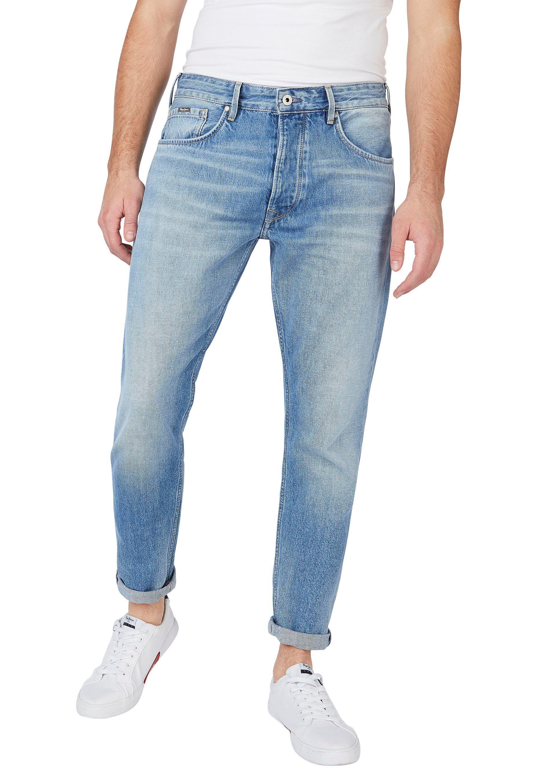 in Pepe Jeans Used-Waschung Callen Relax-fit-Jeans