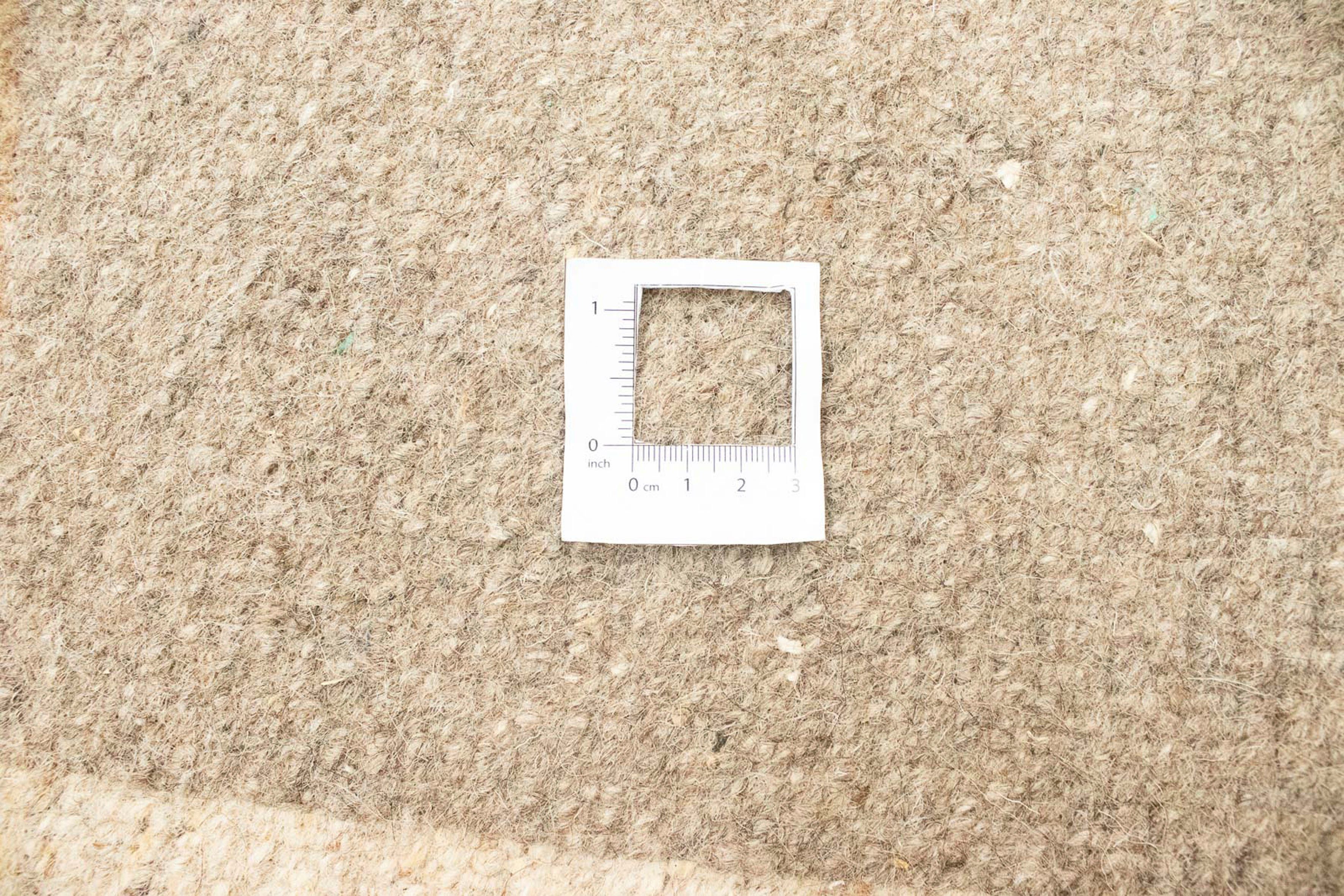 Wollteppich Handgeknüpft, mm, 200 Wohnzimmer, - 290 cm - mit morgenland, Nepal 18 Höhe: x rechteckig, Einzelstück beige, Zertifikat