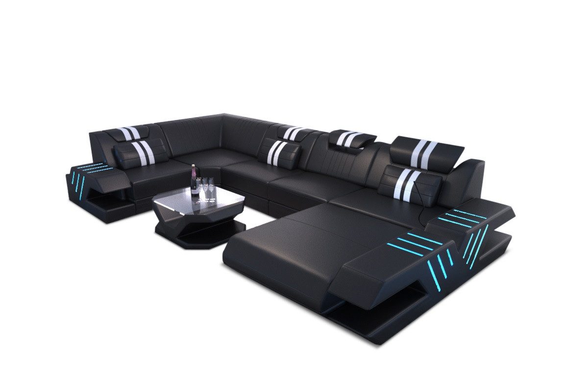 Sofa Dreams Wohnlandschaft Ledercouch Sofa Leder günstig online kaufen