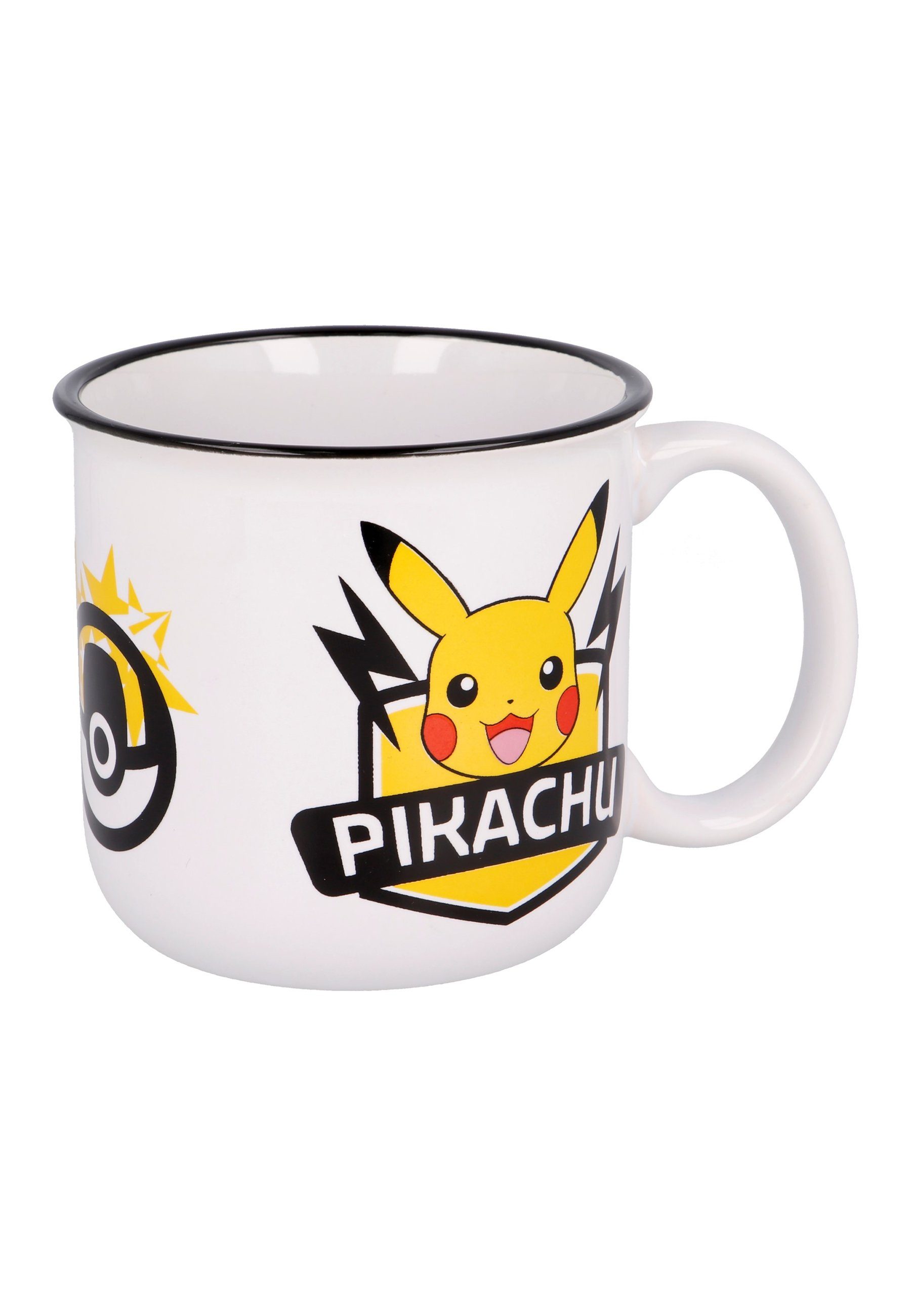 POKÉMON Tasse Pikachu Kinder-Becher Tasse, aus Keramik im Geschenkkarton