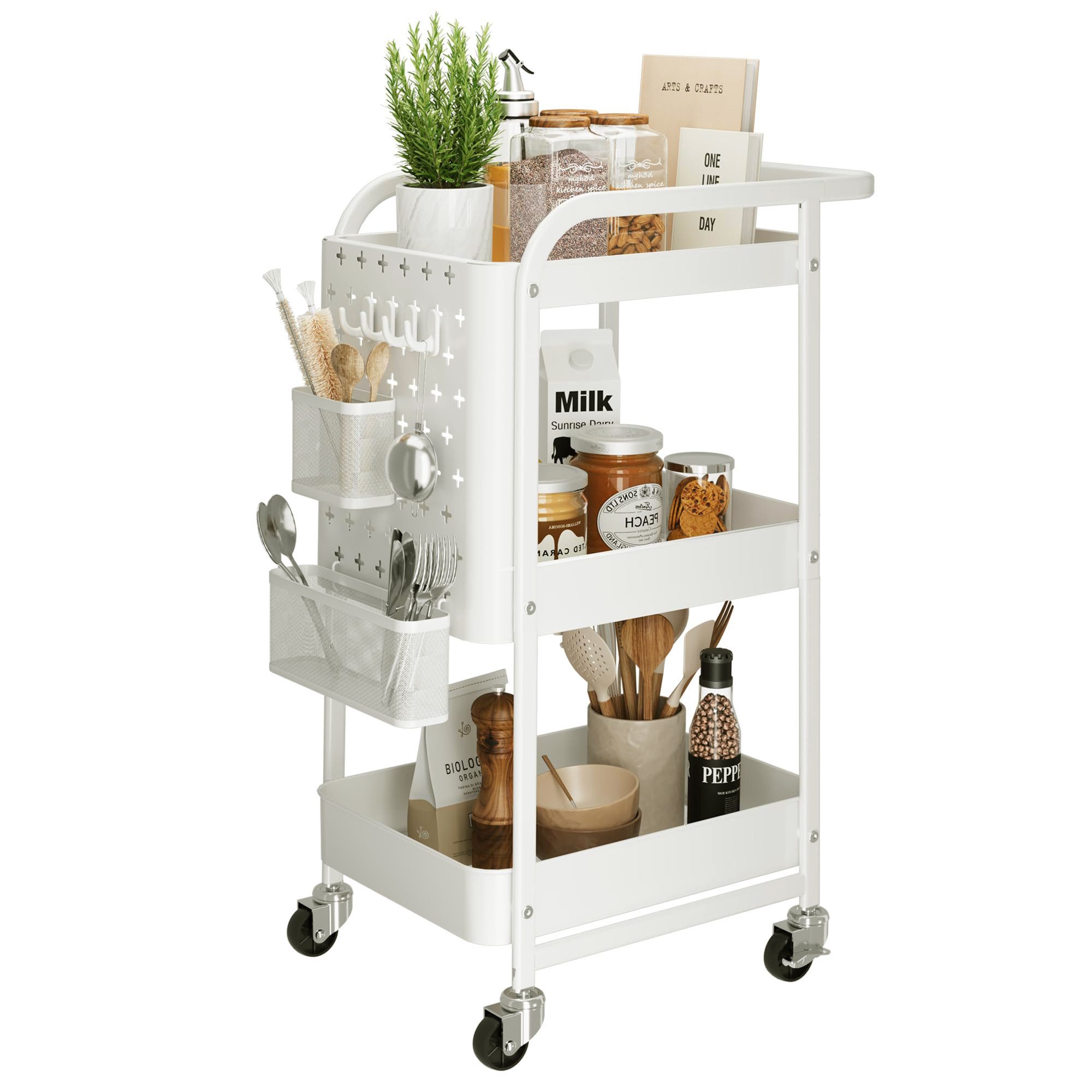 BlingBin Servierwagen mit 3 Ebenen Küchenwagen günstig online kaufen