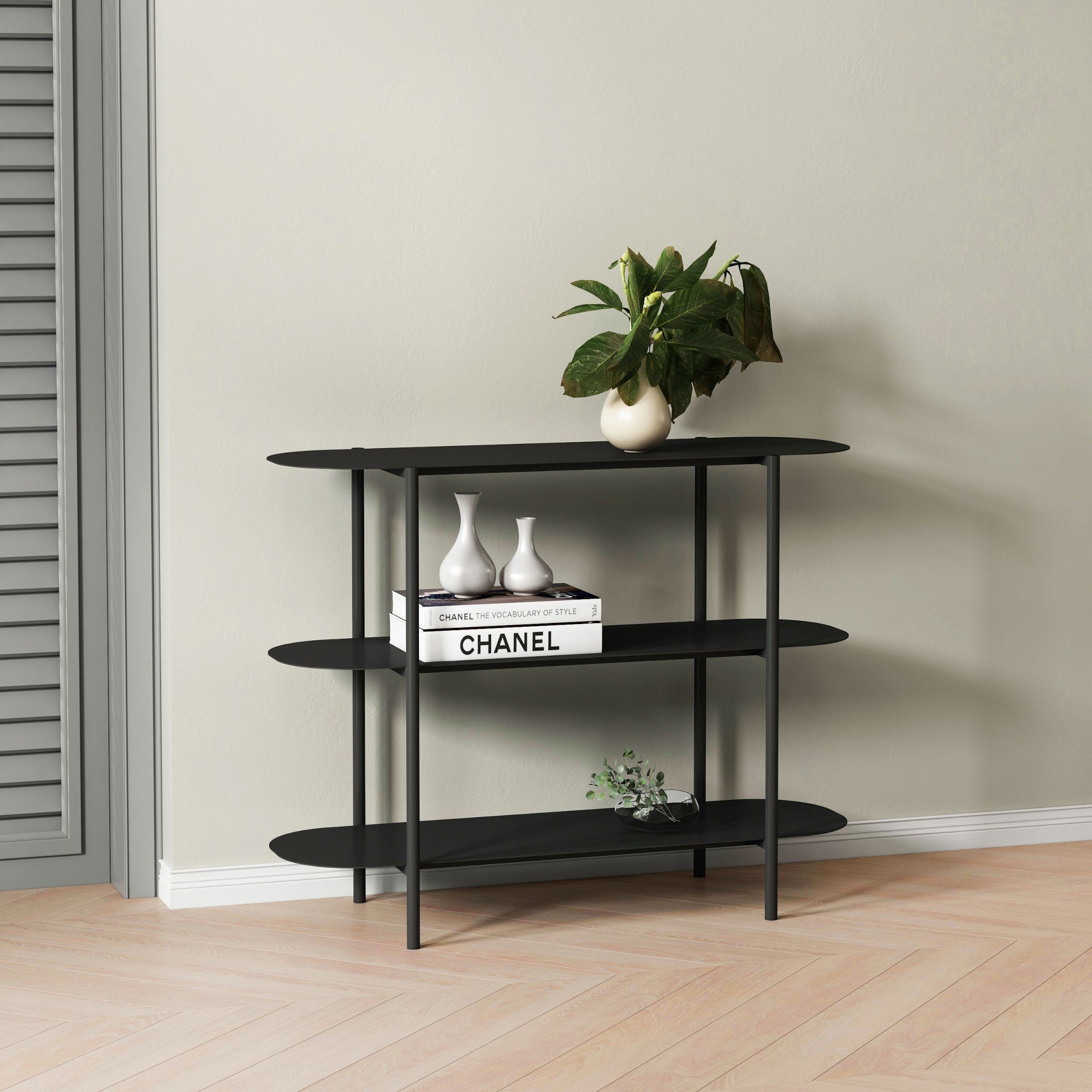 en.casa Konsolentisch, »Enebakk« Standregal 70x90x32 cm günstig online kaufen