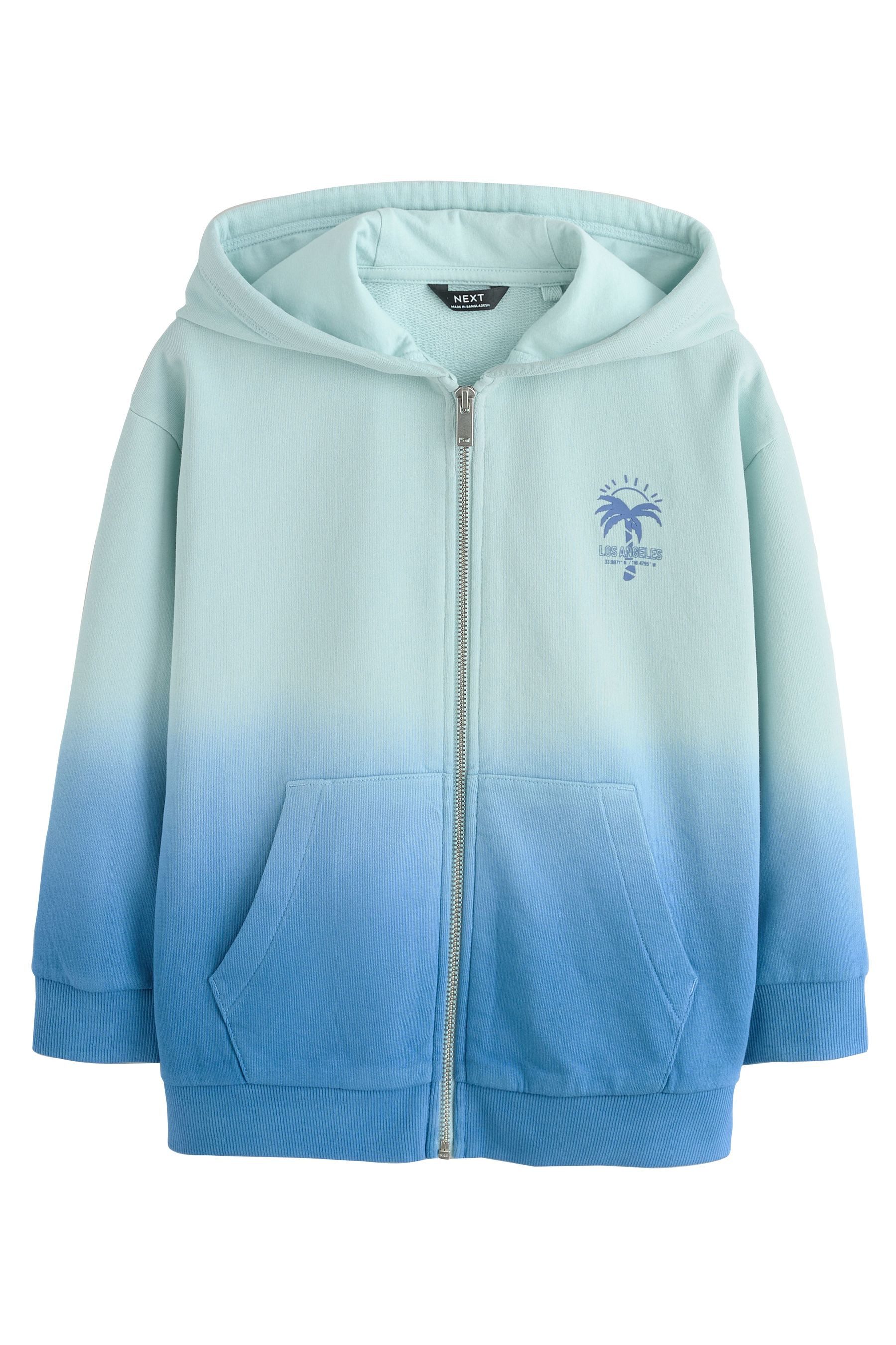 Next Hoodie Reißverschluss-Kapuzenjacke mit Grafik (1-tlg)