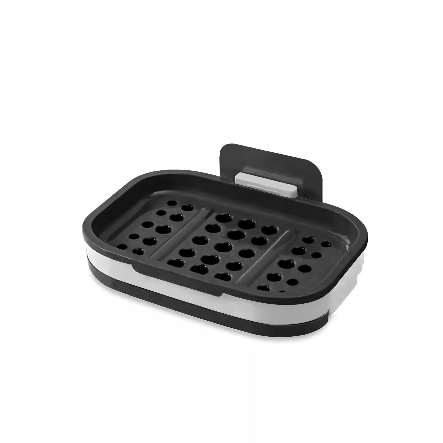 Intirilife Seifenschale, Breite: 13 cm, Seifenschale 13 x 9 x 2 cm in Grau, günstig online kaufen