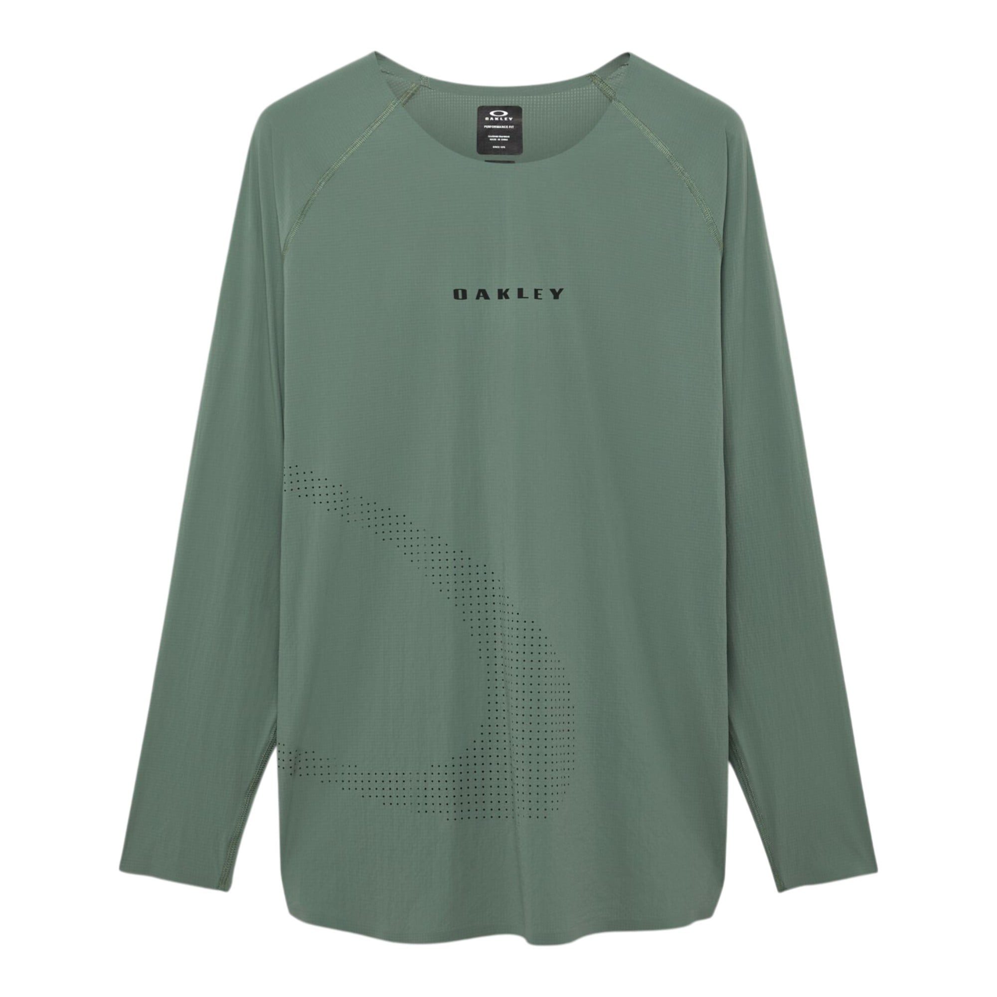 Oakley Langarmshirt Seeker Whip LS Jersey (MTB Trail) aviator grün Herren