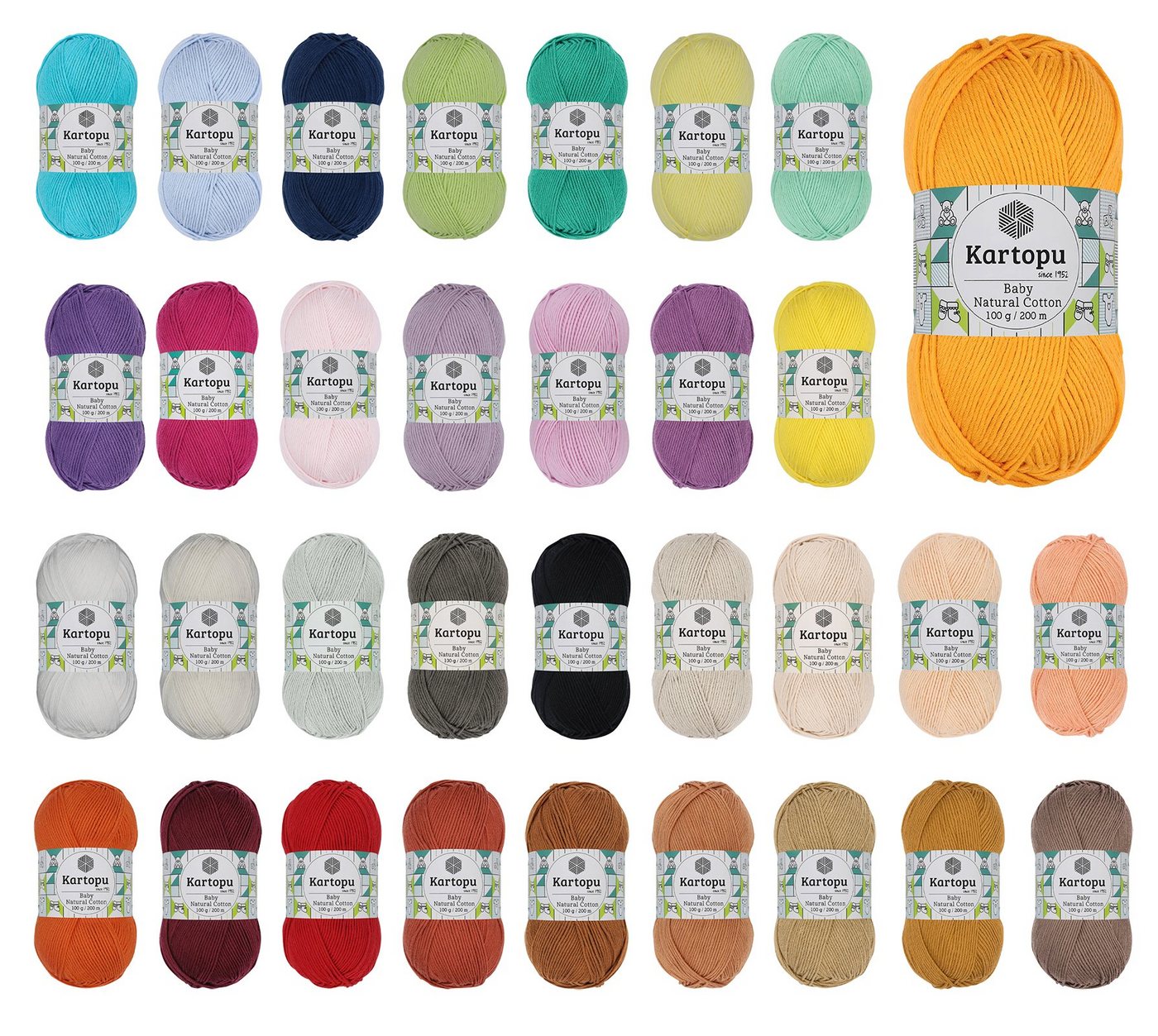 Thumbnail - Kartopu 100g Kartopu Baby Natural Cotton Häkelwolle, 200 m, K1562 zartrosa