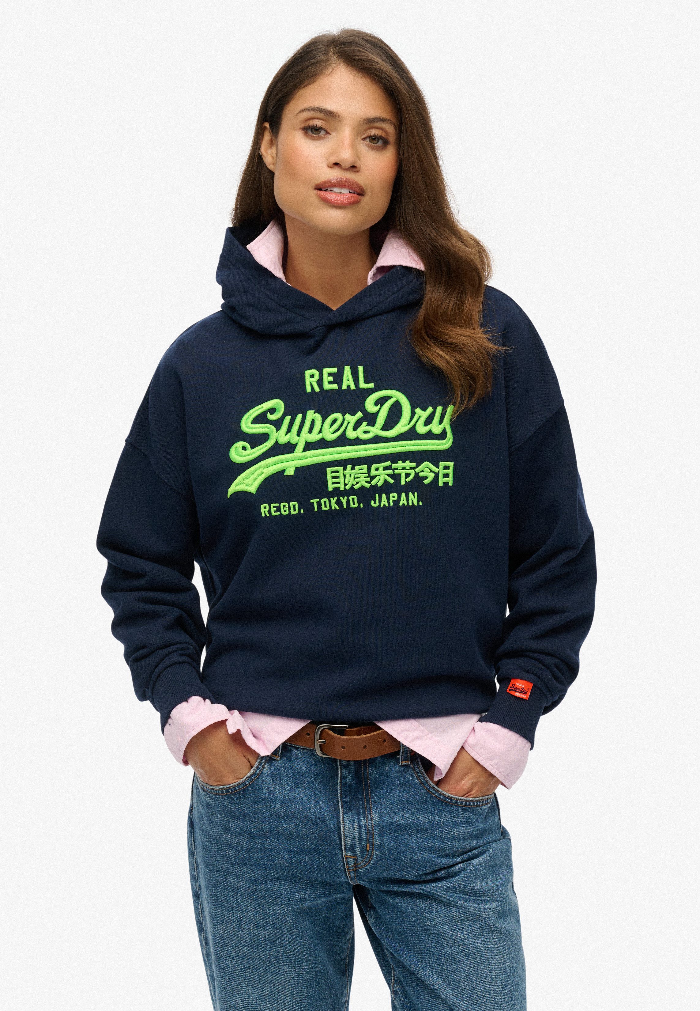 Superdry Kapuzensweatshirt VL NEON RELAXED HOOD günstig online kaufen