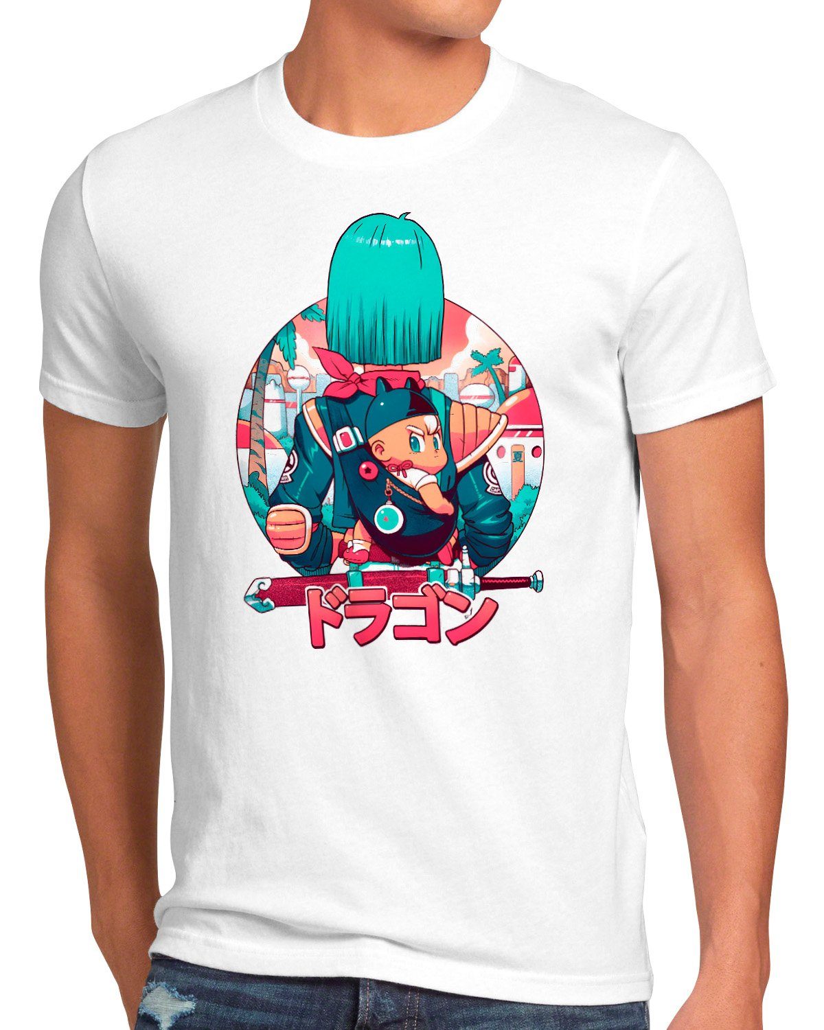 style3 Print-Shirt Bulma the Herren dragonball gt kakarot breakers T-Shirt super z songoku Be