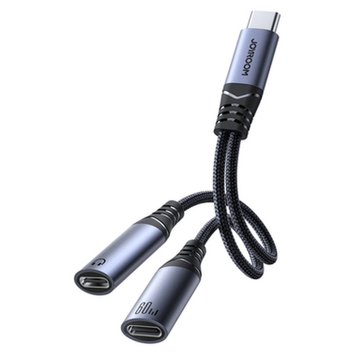 JOYROOM Joyroom SY-C03 USB-C auf 2x USB-C 2in1 DAC Adapter KFZ-Adapter