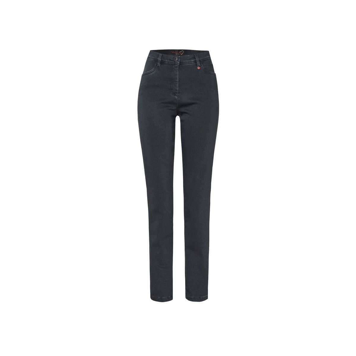 Relaxed by TONI 5-Pocket-Jeans anthrazit (1-tlg)