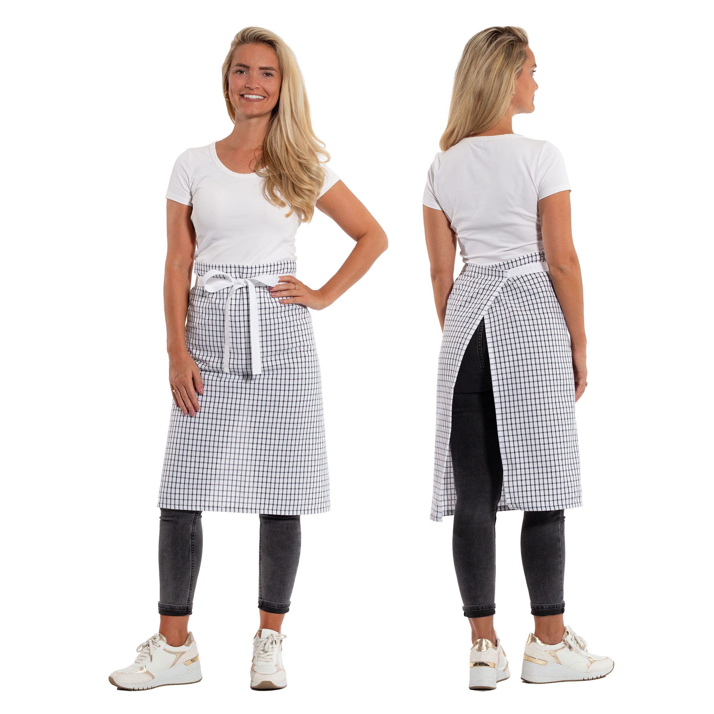 ZOLLNER Kochschürze, 65 x 84 cm, 100% Baumwolle