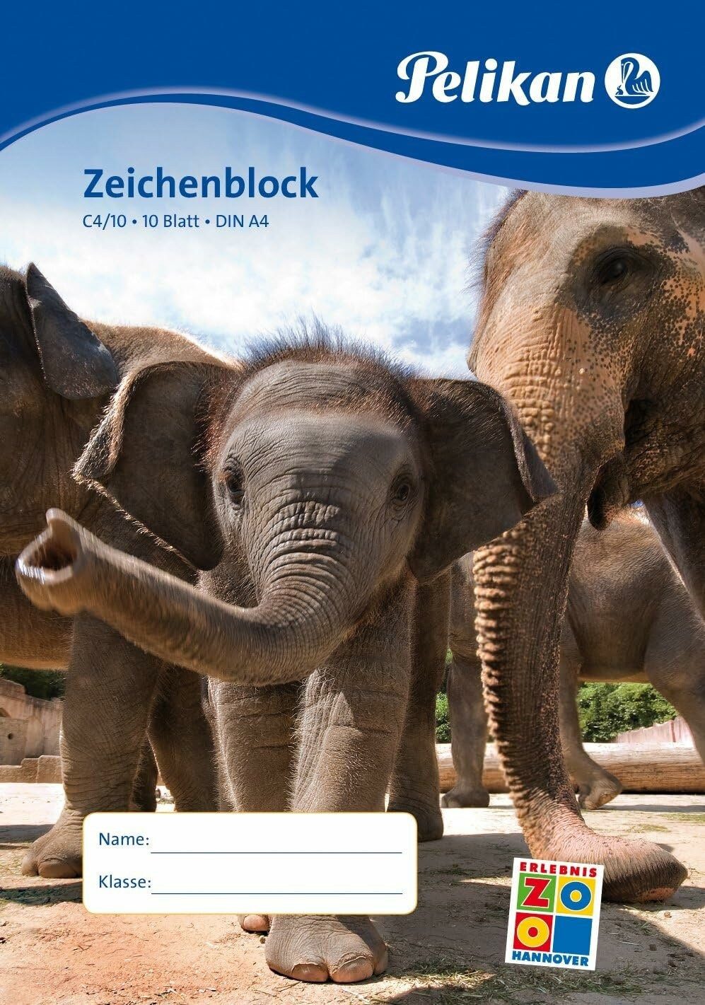 Pelikan Zeichenblock Pelikan Zeichenblock Zoo DIN A4