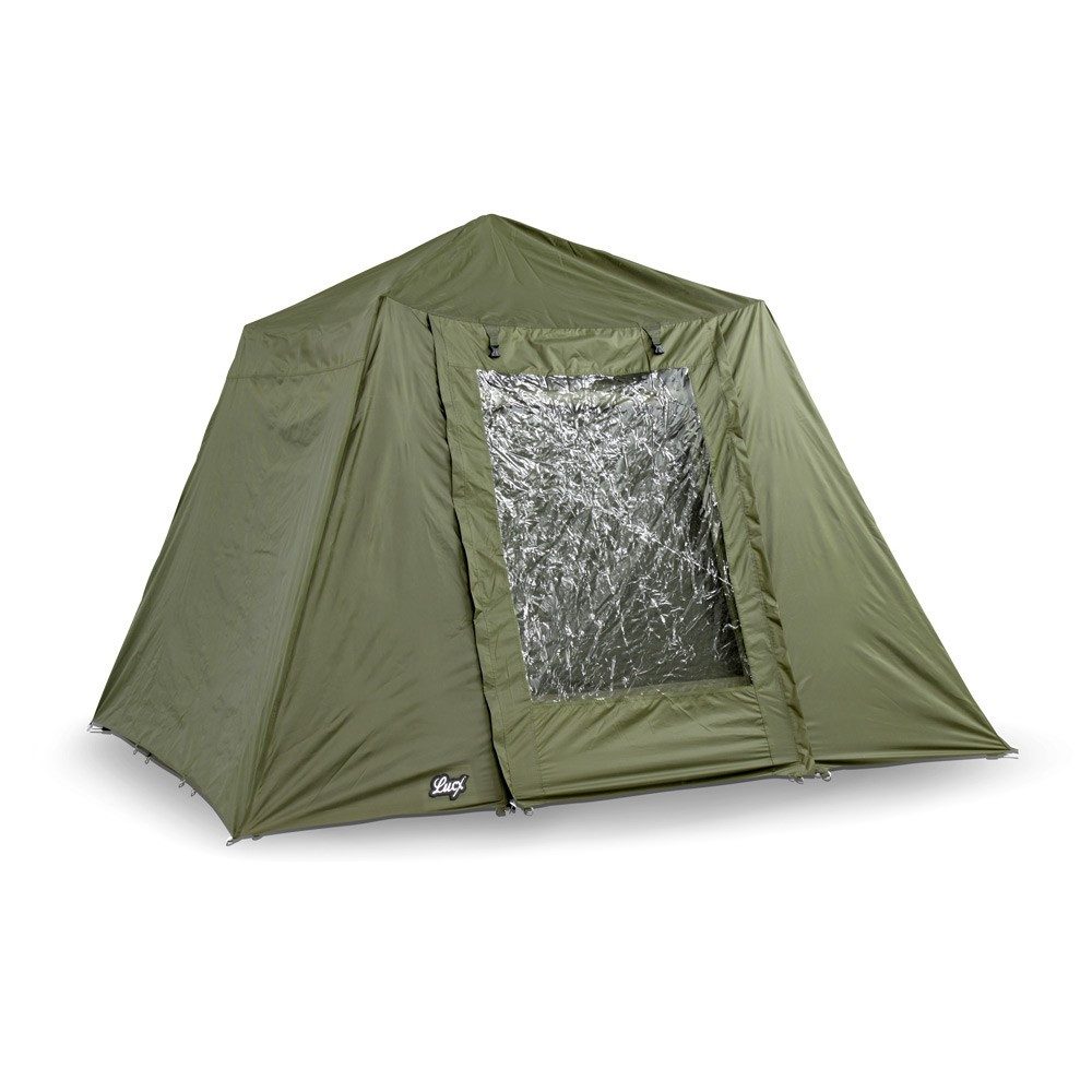 Lucx Angelzelt Marder Angelzelt + Überwurf Karpfenzelt, Personen: 2 (Komplett-Set)