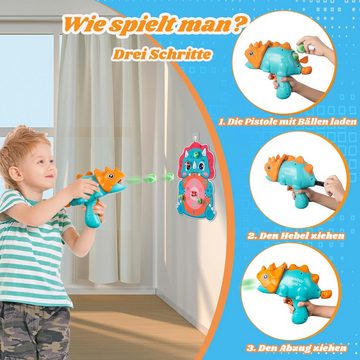 leben Spiel-Armbrust Dinosaurier Spielzeugkanone, Indoor Outdoor Party Schießspiel, Dinosaurier Geschenke für Kinder Jungen und Mädchen