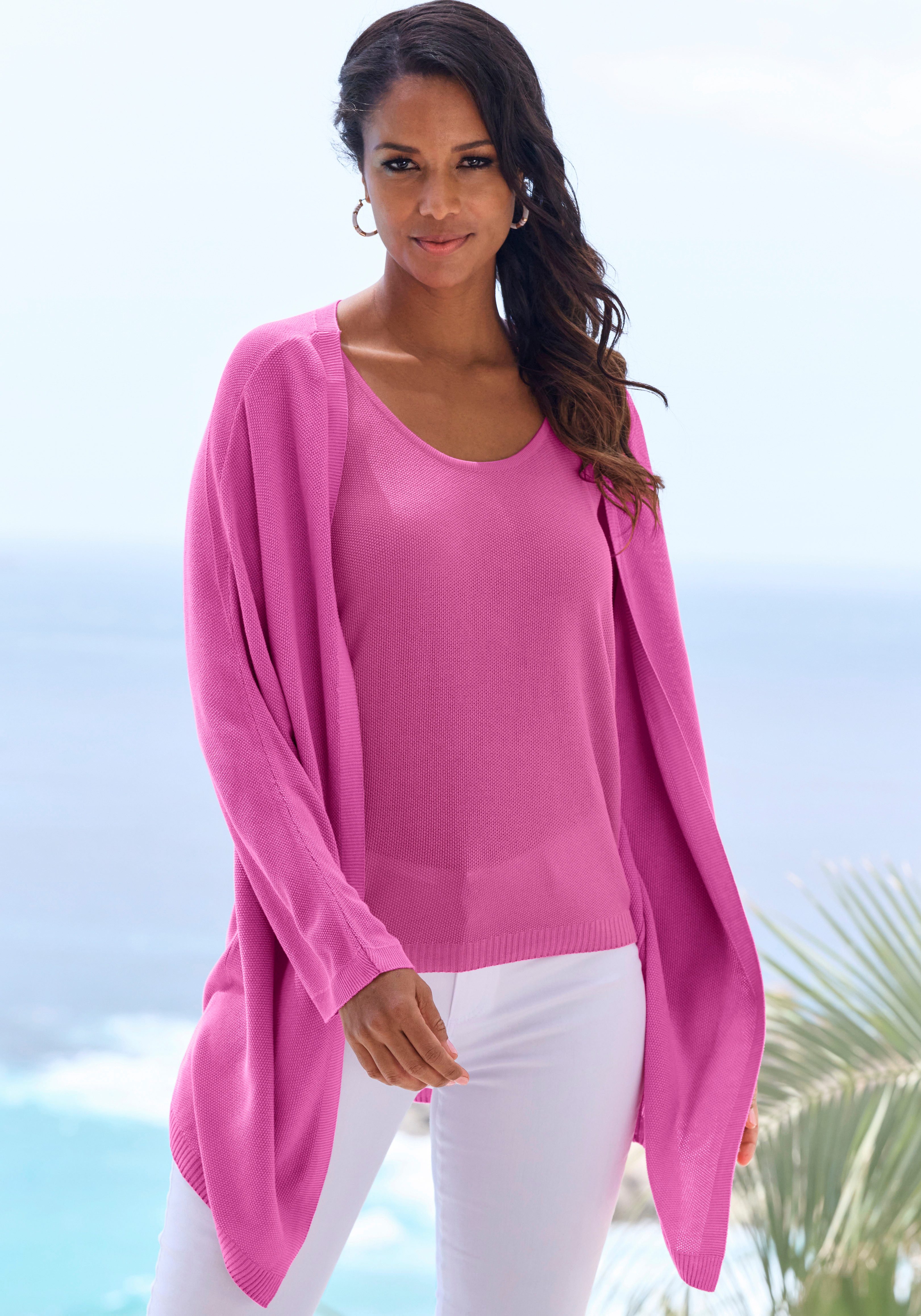 Vivance Cardigan "aus weicher Viskose-Qualität" günstig online kaufen