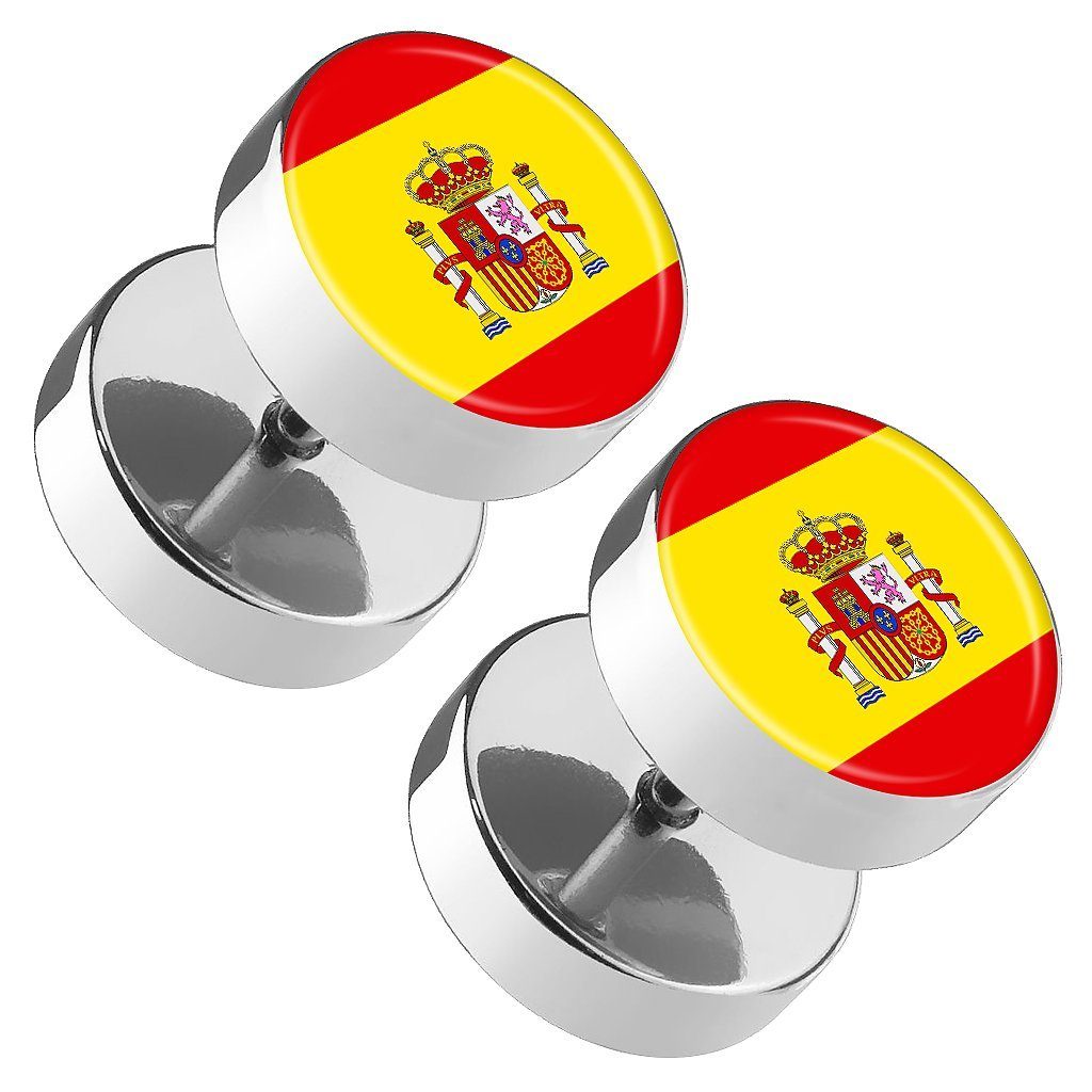 Taffstyle Paar Ohrstecker Ohrringe Fanartikel Fahne günstig online kaufen