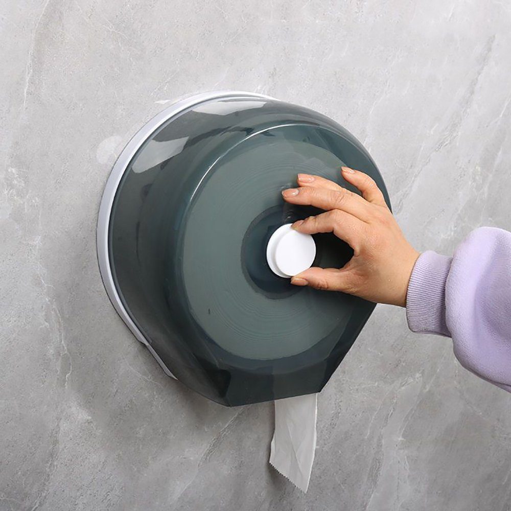 L.Ru UG Papiertuchspender Taschentuchbox, große Toilettenpapierrolle, zur Wandmontage, (1-tlg), Es müssen keine Löcher gebohrt werden