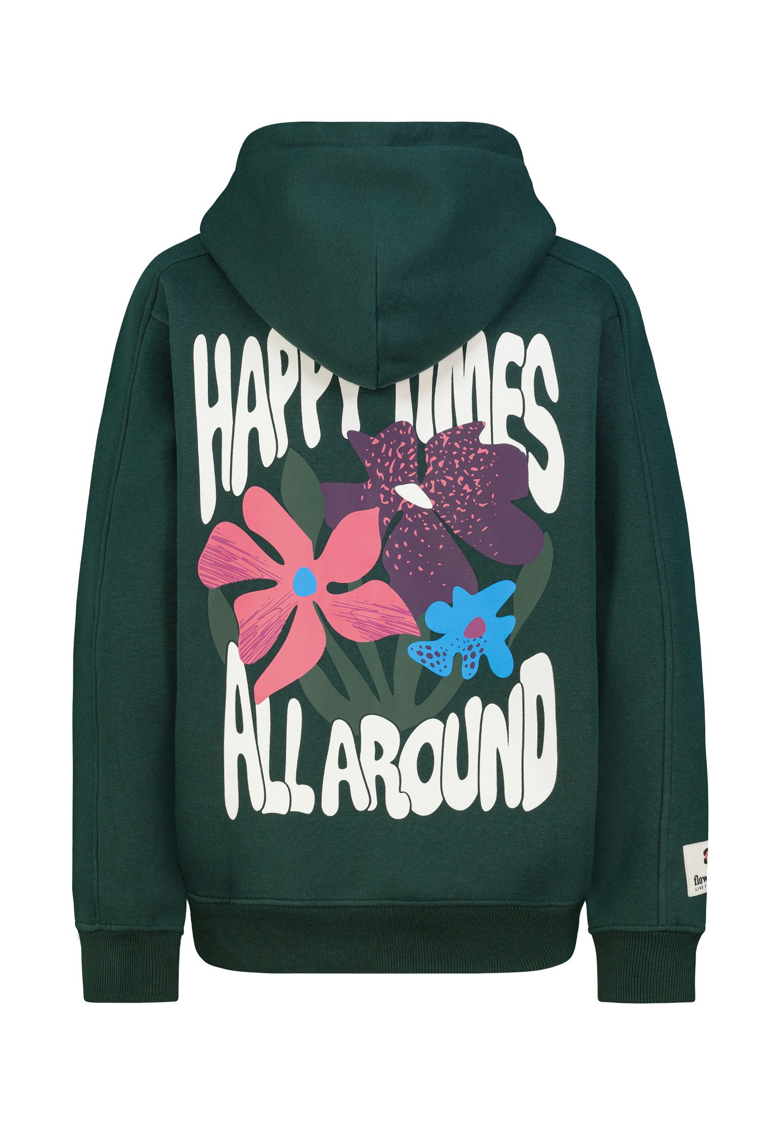 SUBLEVEL Kapuzensweatjacke Damen Jacke mit Prints und Kapuze Hoodie, Kapuze günstig online kaufen