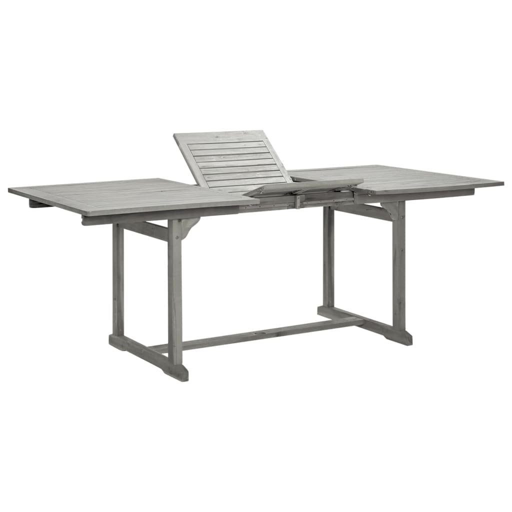 furnicato Gartentisch Garten-Esstisch (150-200)x100x75 cm Massivholz günstig online kaufen