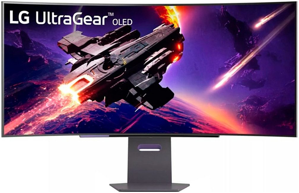 LG 45GS95QE-B LED-Monitor (113 cm/45 ", 3440 x 1440 px, WQHD, 0,03 ms Reaktionszeit, 240 Hz, OLED)