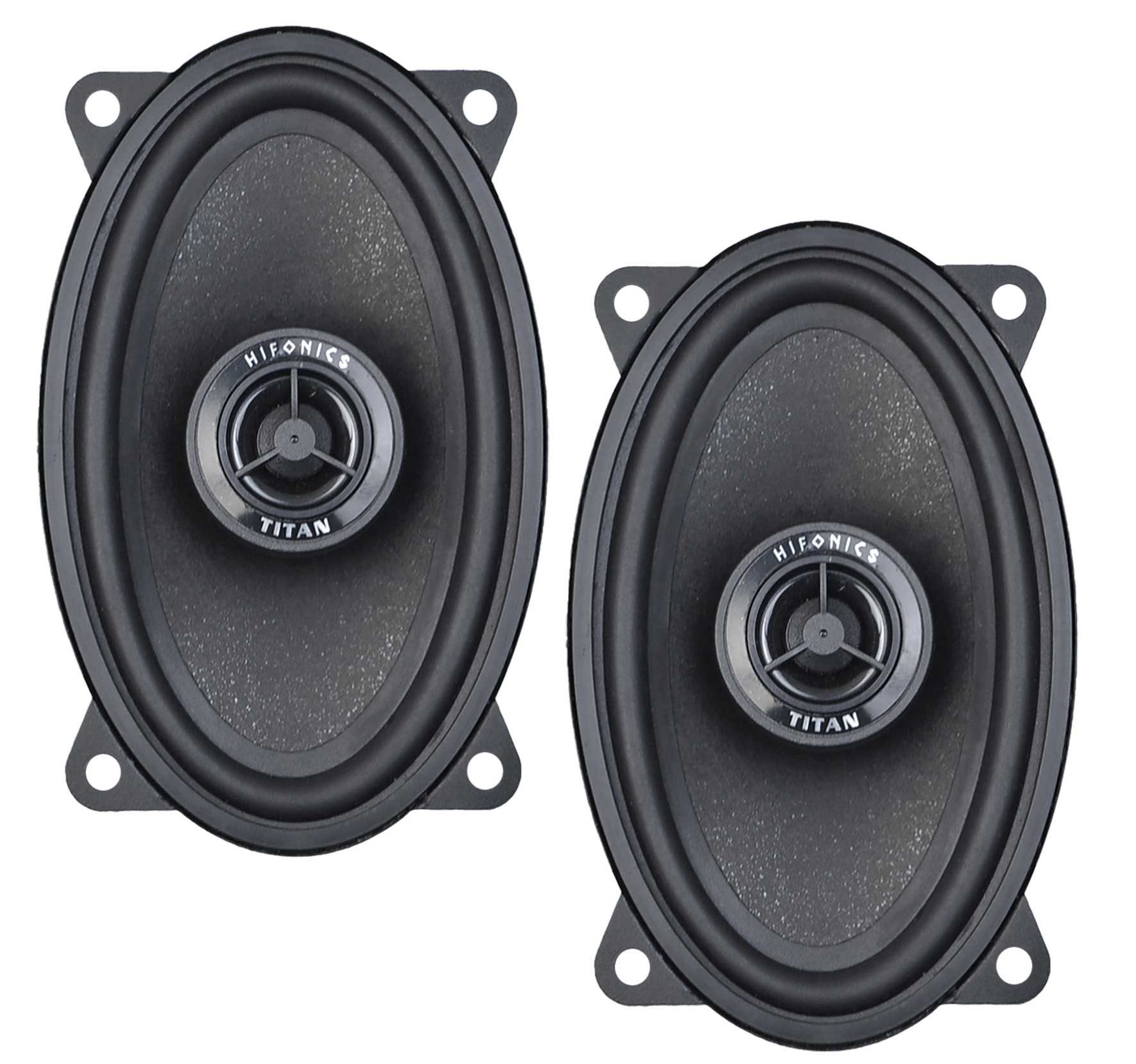 Hifonics Titan TRX462 10 x 15 cm (4 x 6) 2-Wege Koaxial-Lautsprecher Auto-Lautsprecher (70 W)