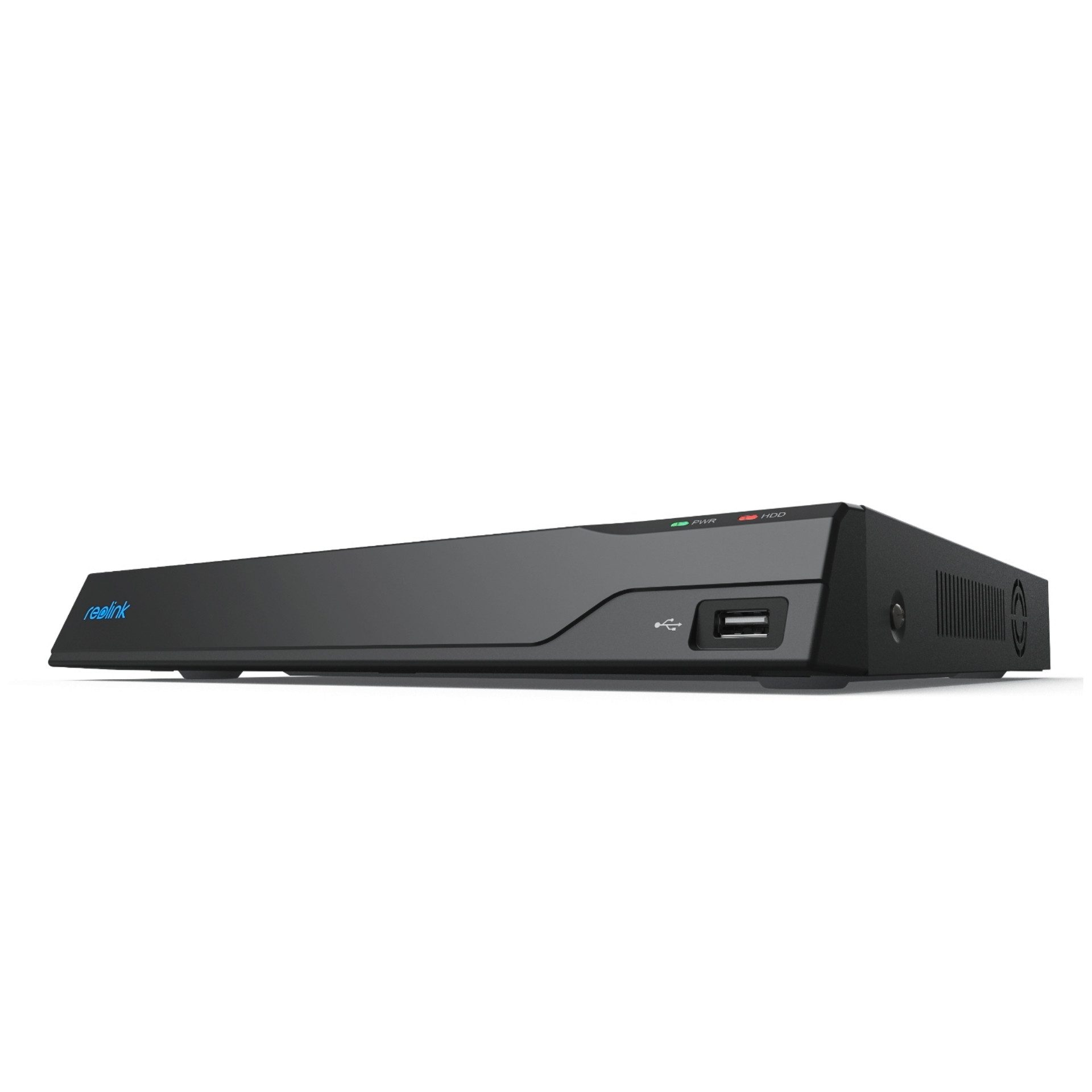 Reolink NVS16 - 16-Kanal PoE NVR für 24/7-Aufnahmen Netzwerk-Videorecorder (unterstützt max. 16MP, eingebaute 4TB HDD, max. 12TB Speichergröße)