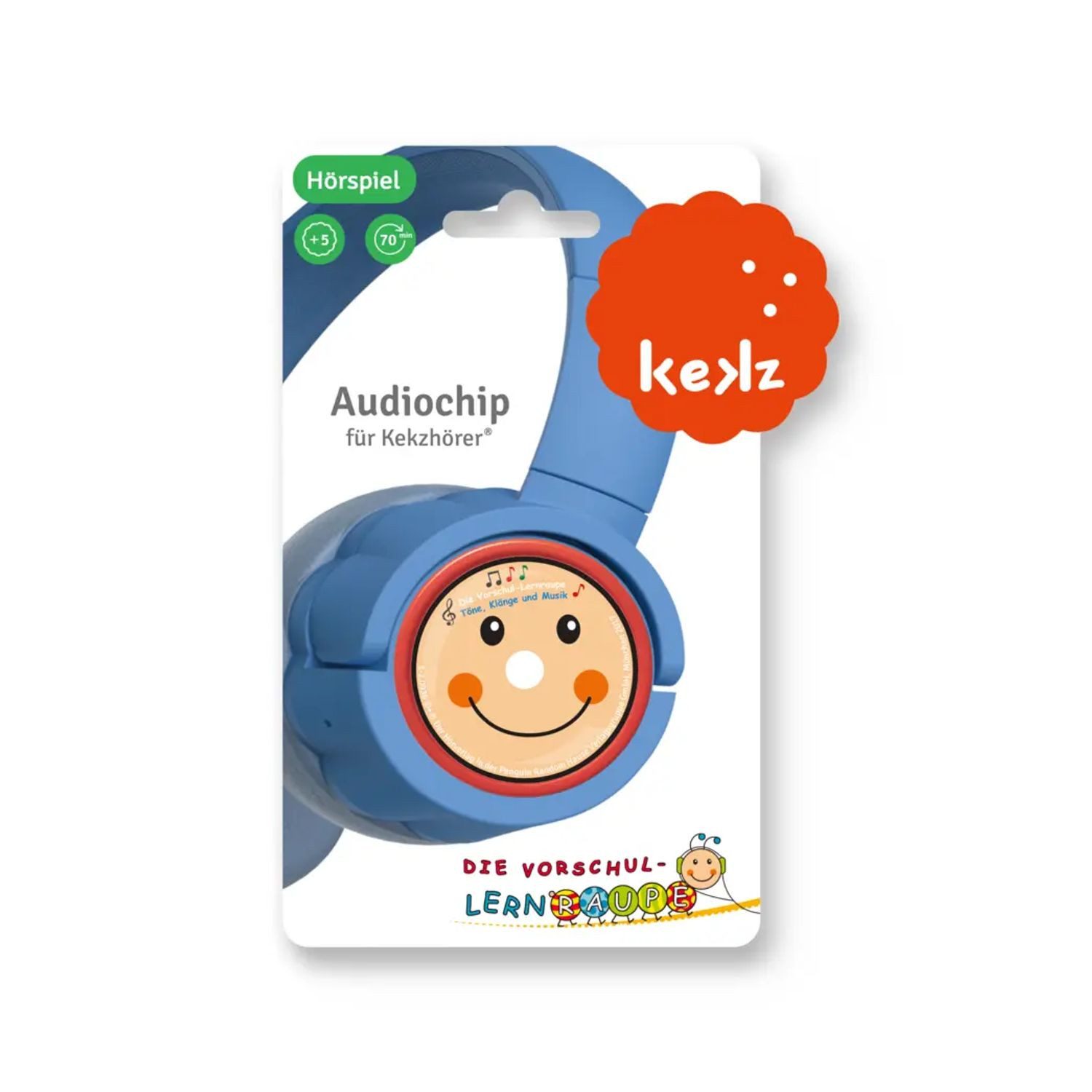 Kekz Hörspiel Die Vorschul-Lernraupe: Töne, Klänge und Musik,1 Audio-Chip