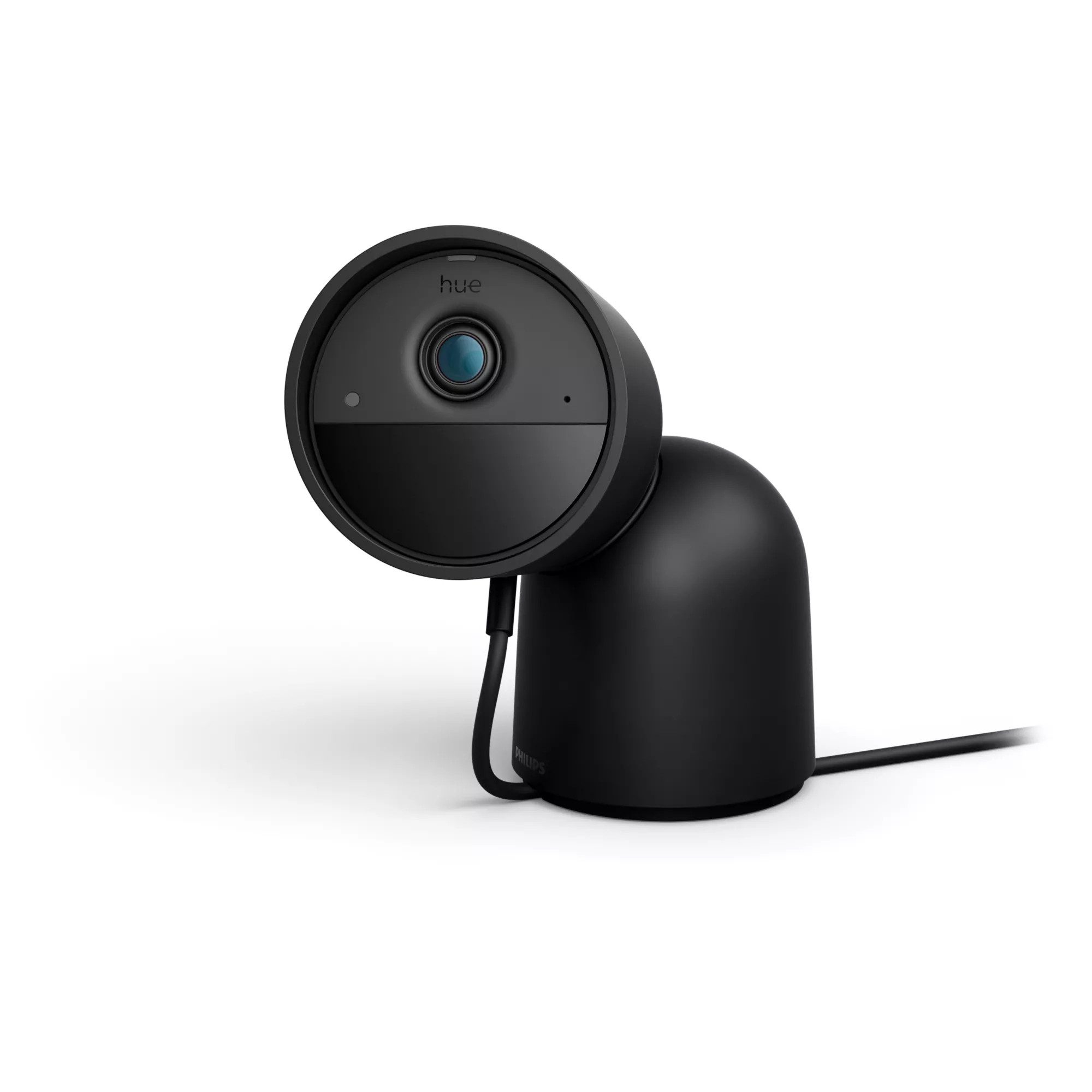 Philips Überwachungskamera Secure kabelgebundene Kamera mit Standfuß schwarz Doppelpack