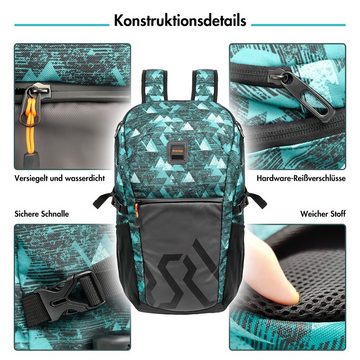 NULSTA Wanderrucksack, 30L Wasserdichter Freizeitrucksack Sportrucksack