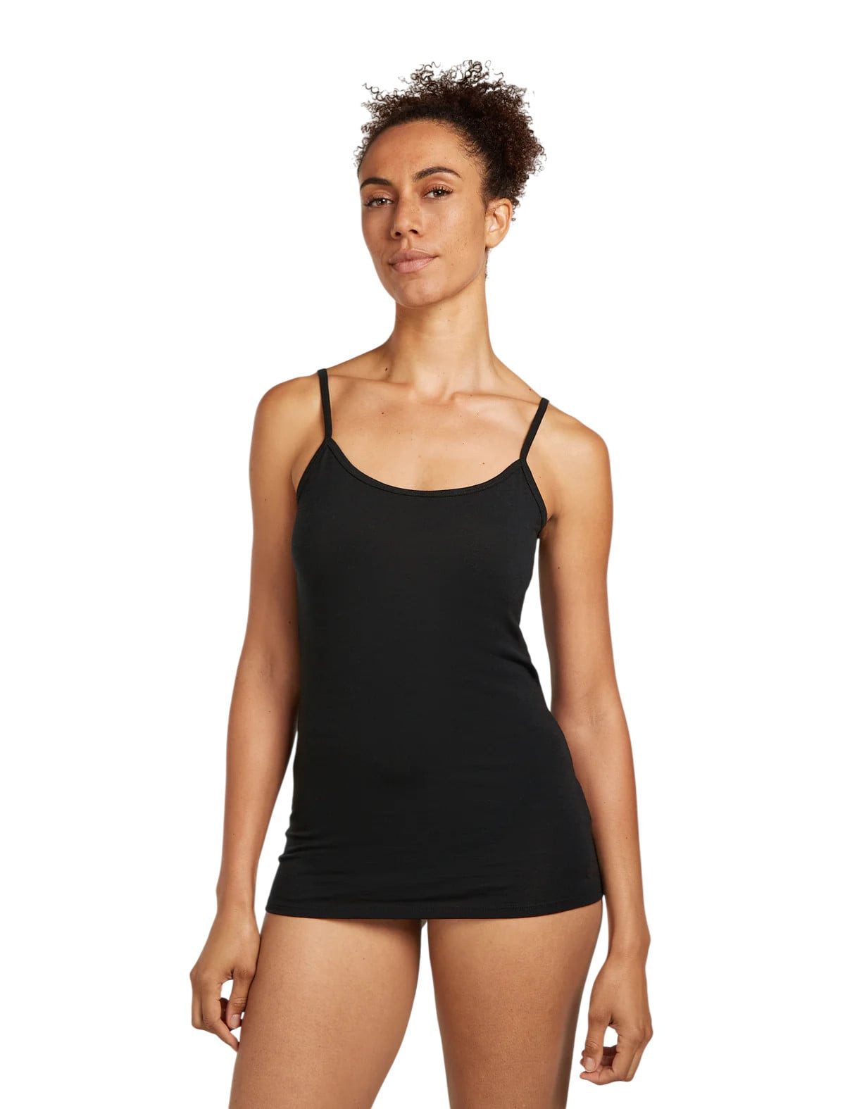 Icebreaker Tanktop Unterwäsche Tank Top Siren Cami 150 - Merinowolle - schwarz Damen