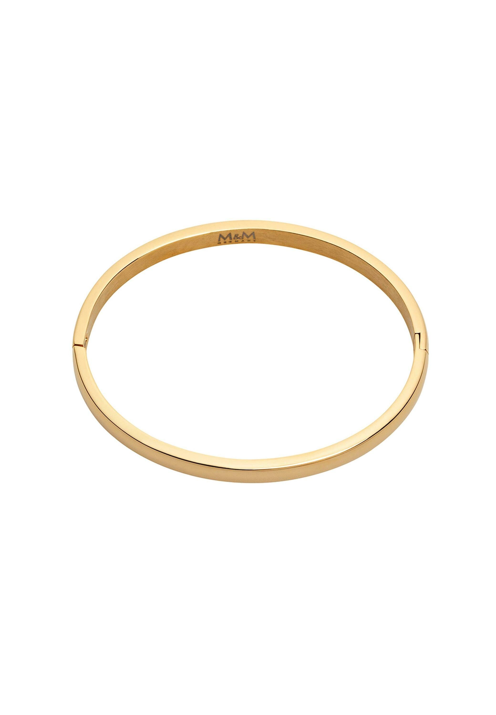 M&M Armreif Armreif Damen gold schlicht, günstig online kaufen