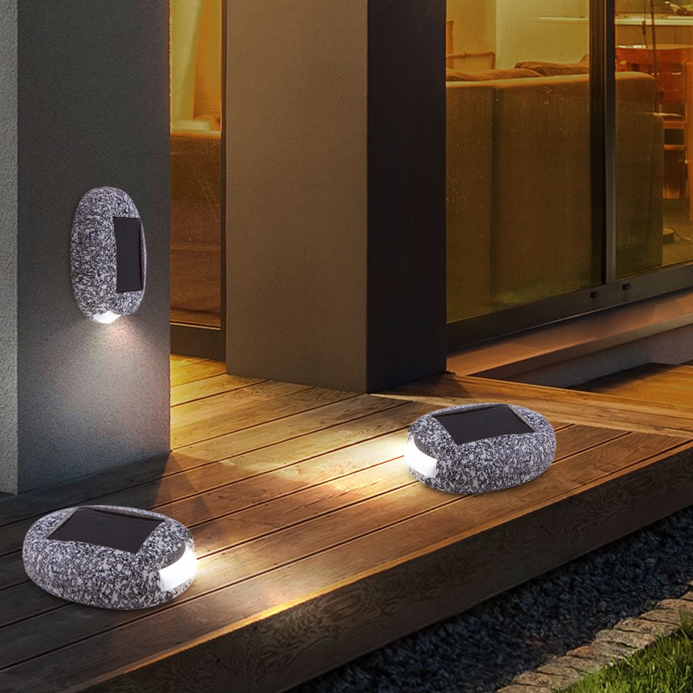 Steindesign-Außendekoleuchte Talvi Solar günstig online kaufen