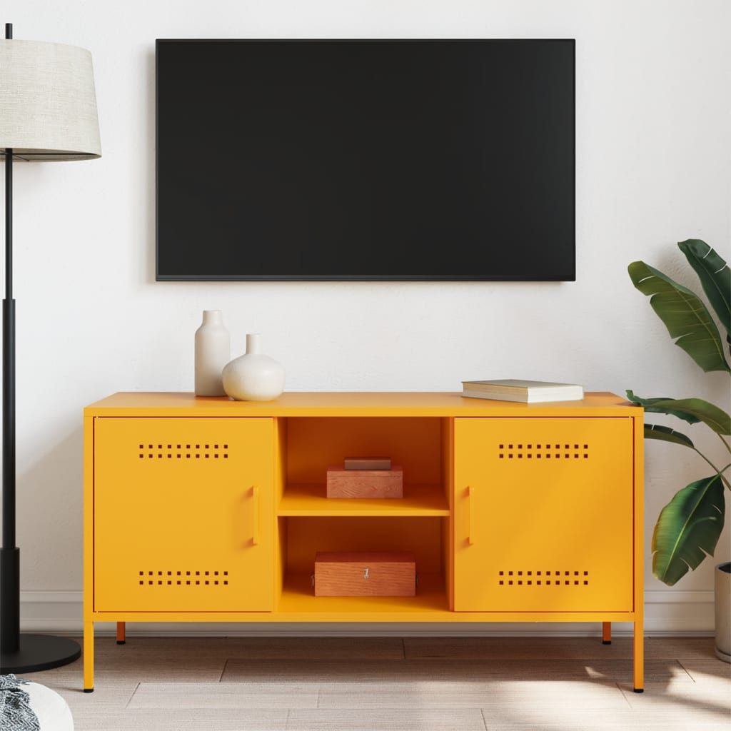 vidaXL TV-Schrank TV-Schrank Senfgelb 100,5x39x50,5 cm günstig online kaufen
