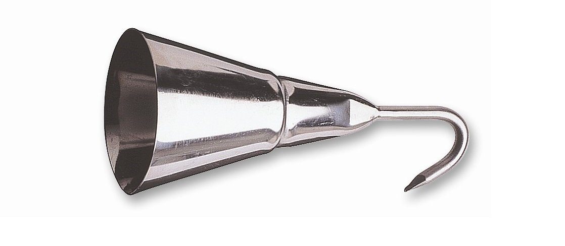 F. DICK Universalküchenmesser Dick Schabglocke Glocke mit Haken, Kratzglocke Edelstahl, rostfrei