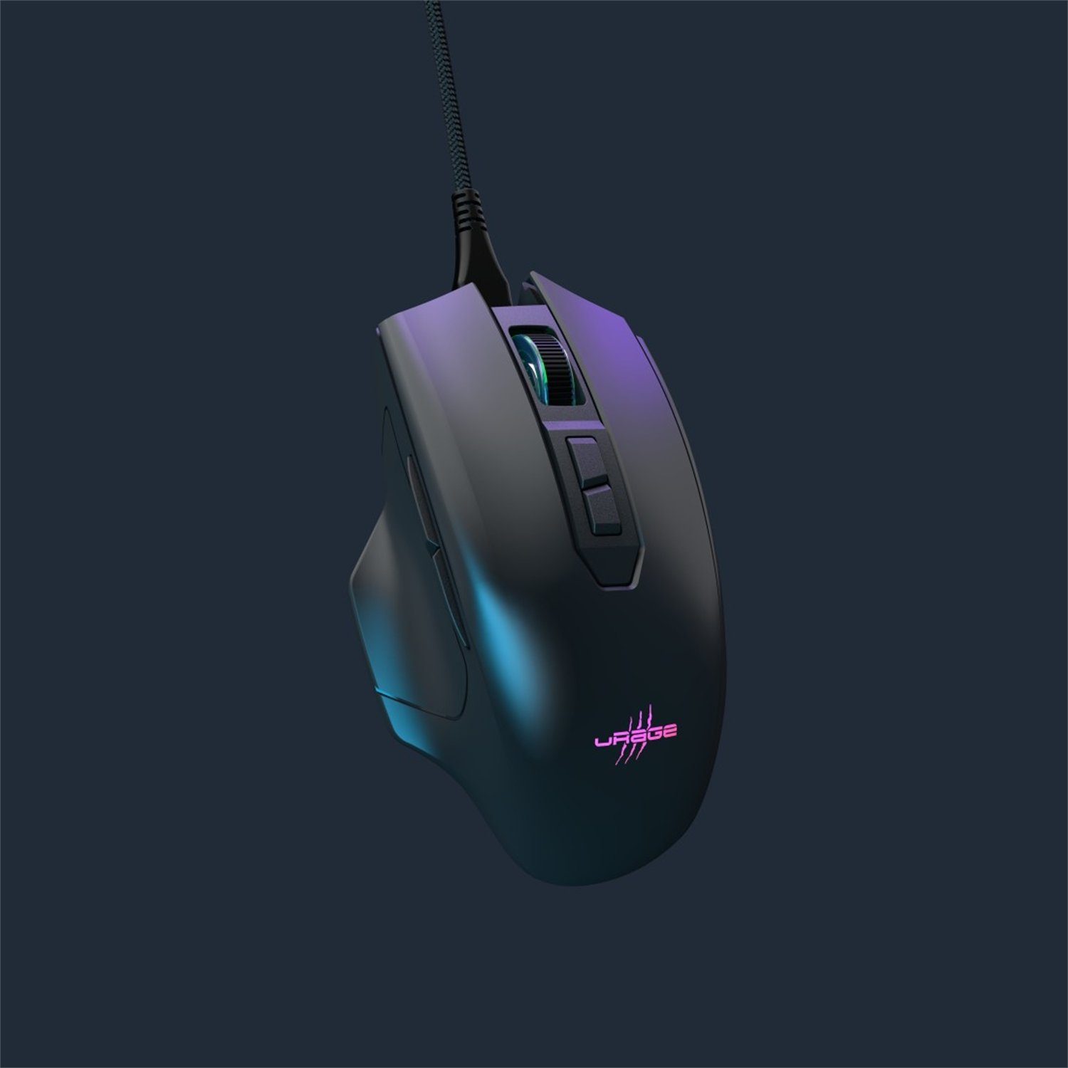 uRage Reaper 410, Schwarz Gaming-Maus (kabelgebunden)
