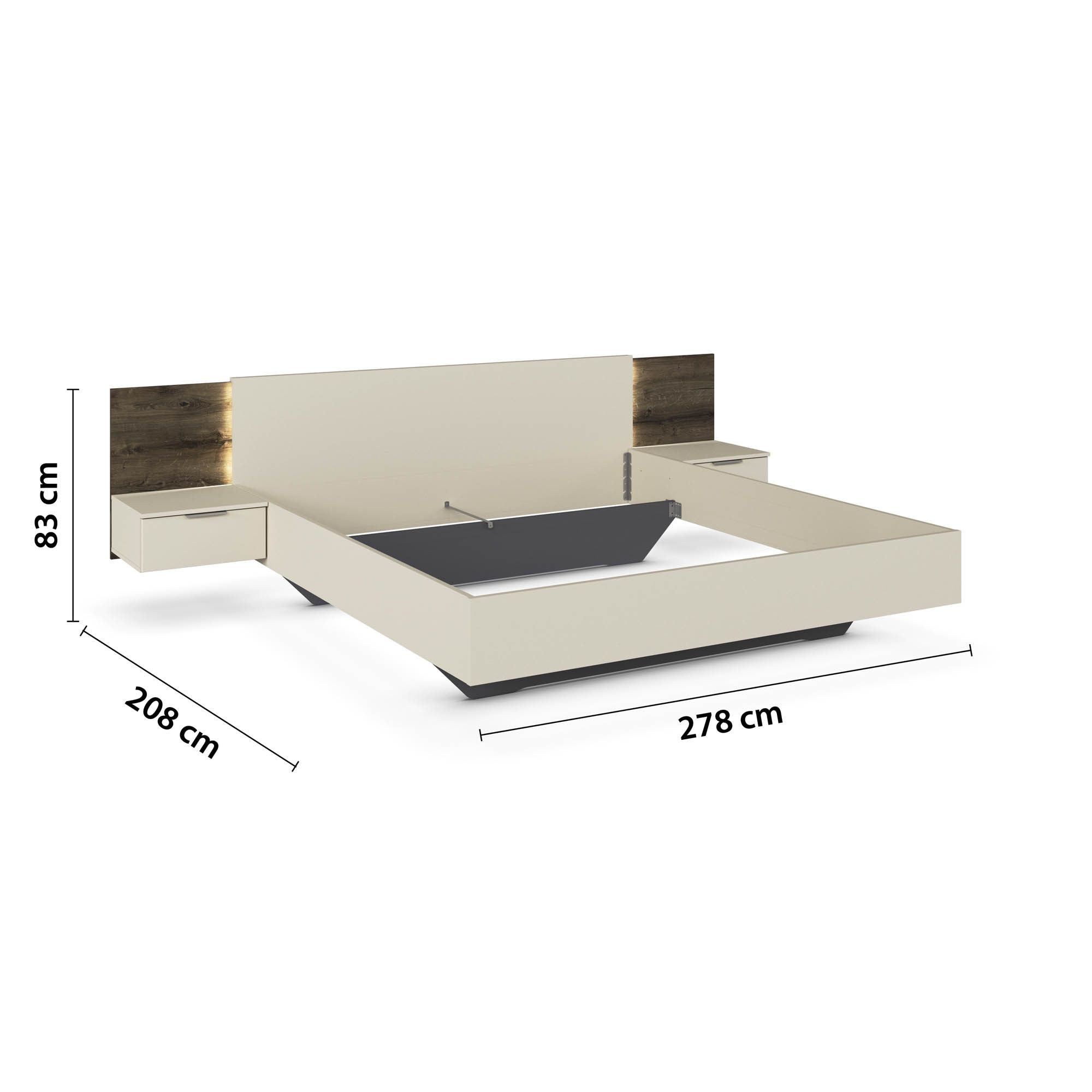 rauch Bett Bettanlage MARBELLA