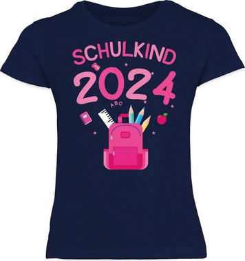 Shirtracer T-Shirt Schulkind 2024 Einschulung Mädchen