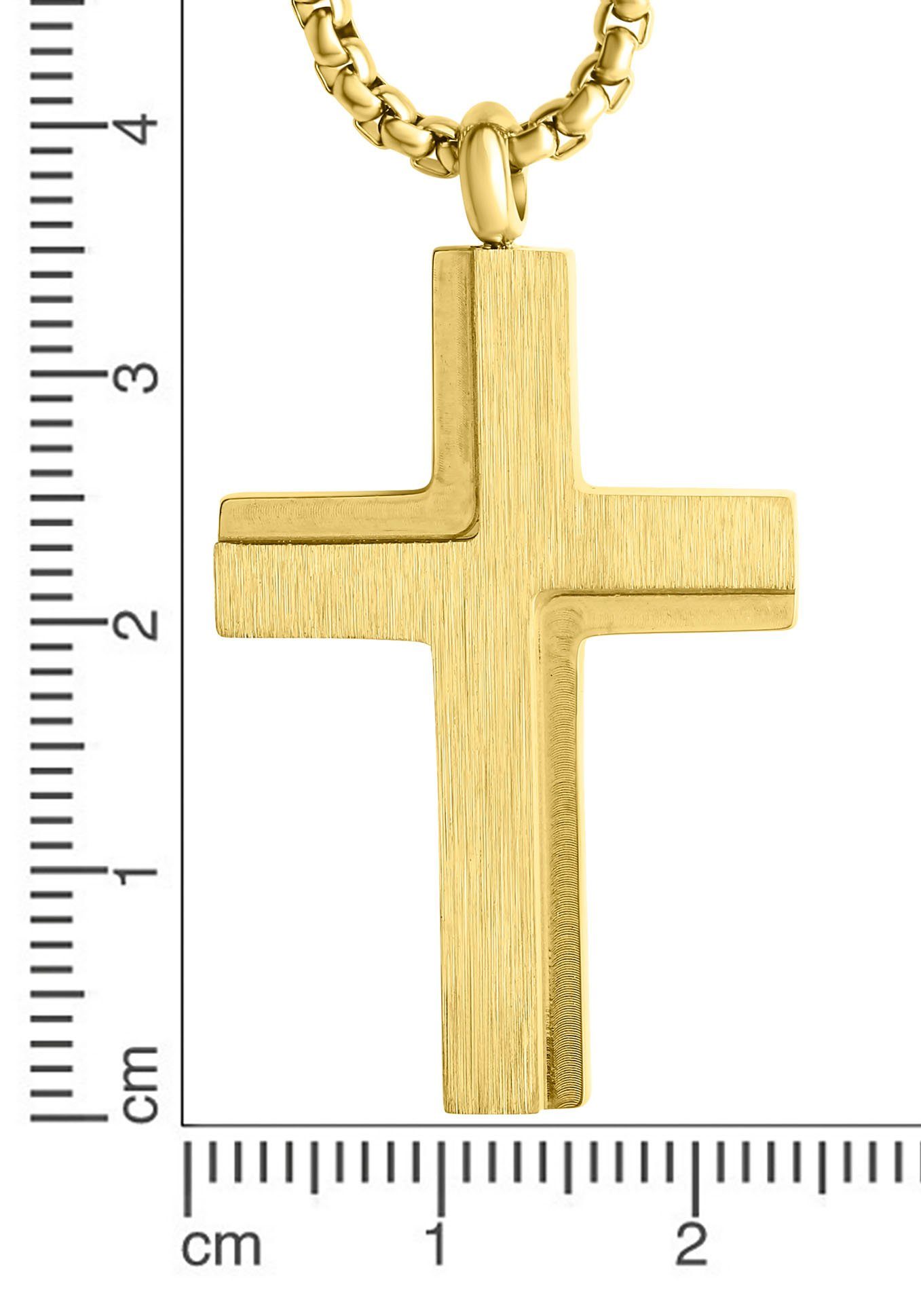 Firetti Kette mit Anhänger Schmuck Geschenk Kreuz