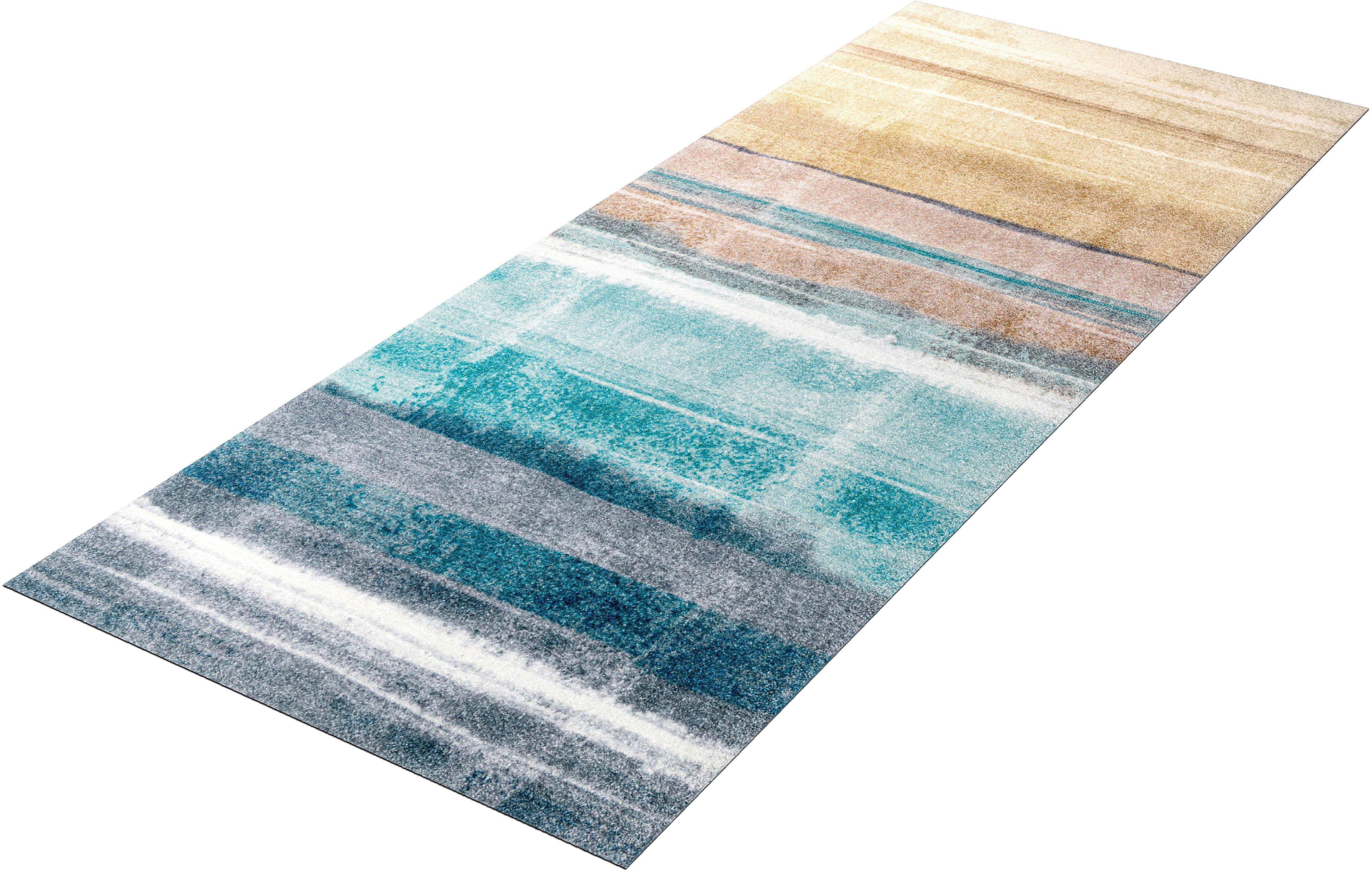 wash+dry by Kleen-Tex Läufer Frerik, rechteckig, Höhe: 9 mm, Schmutzfangläufer, rutschhemmend, In- und Outdoor geeignet, waschbar