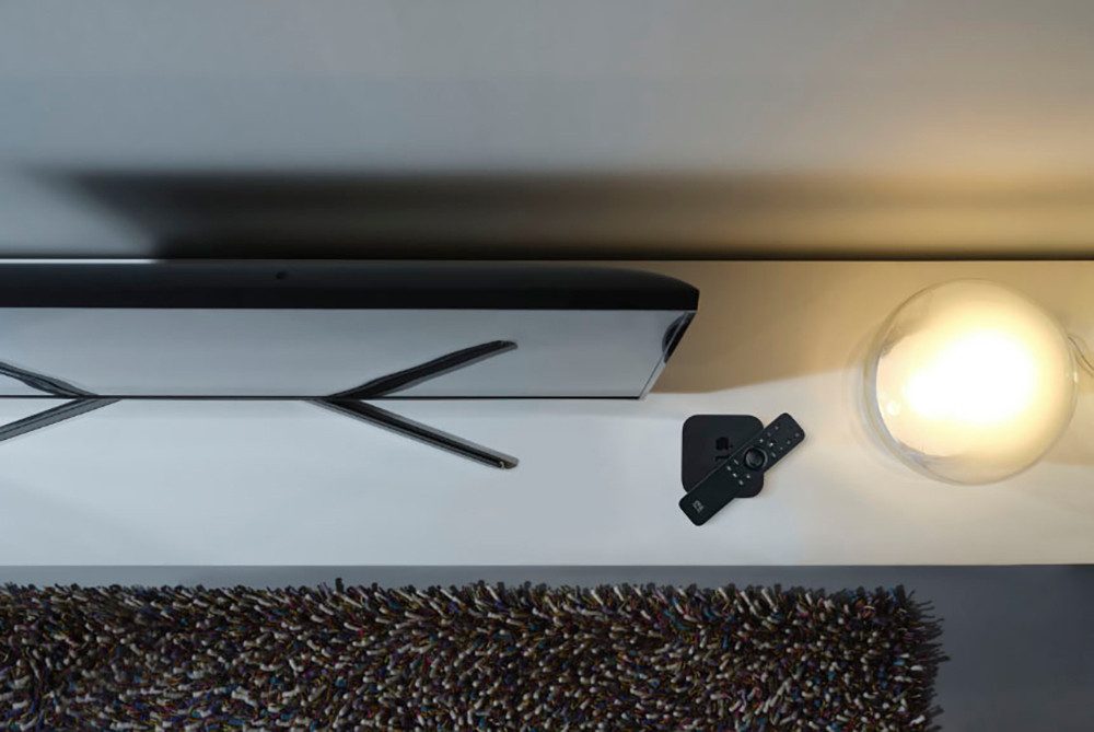 One for All URC 1110 Fernbedienung (3-in-1, Apple Siri Remote 3in1 mit Backlight)