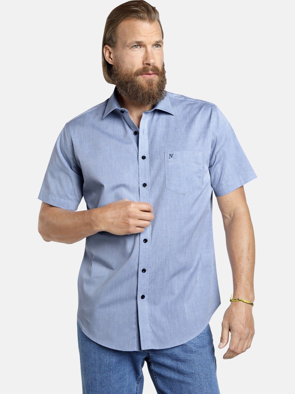 Jan Vanderstorm Kurzarmhemd EVIN Comfort Fit günstig online kaufen