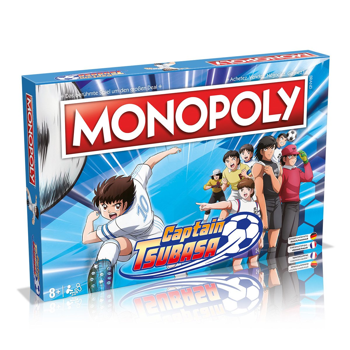 Winning Moves Spiel Monopoly - Captain Tsubasa (deutsch/französisch), Brettspiel