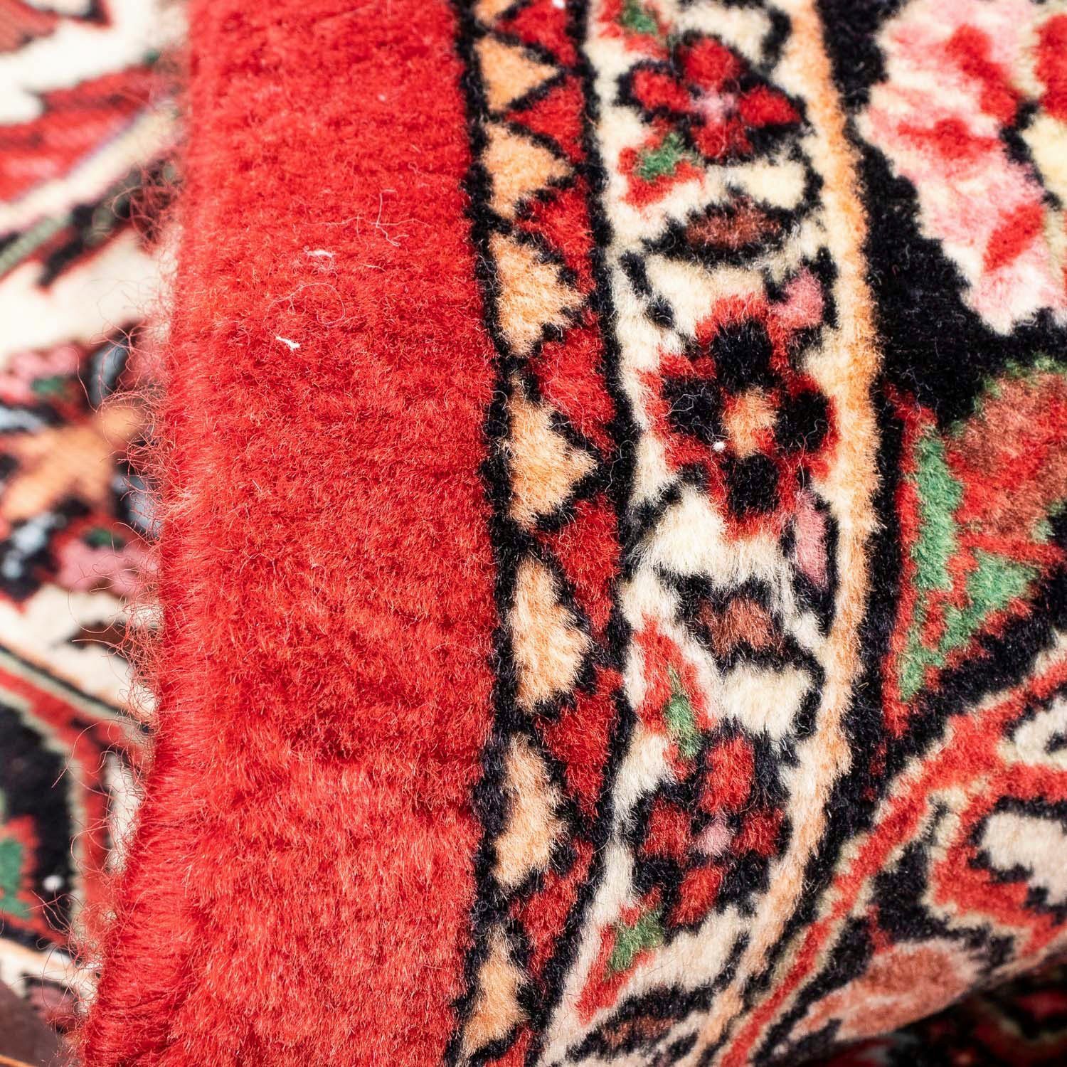 Orientteppich Perser - Bidjar - morgenland, Einzelstück Handgeknüpft, rechteckig, cm mit rot, - Zertifikat Höhe: 15 mm, x Wohnzimmer, 246 330