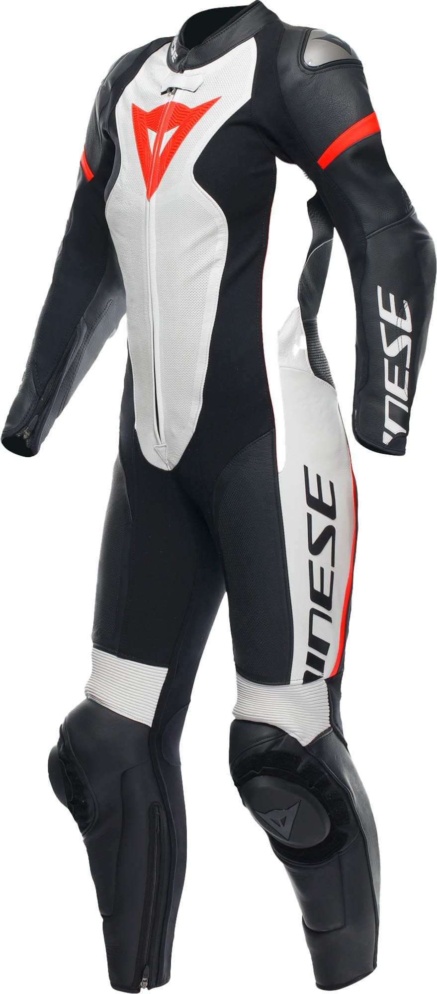 Dainese Motorradkombi Grobnik S26 1-Teiler perforierte Damen Motorrad Lederkombi Ellenbogenprotektoren enthalten,Hüftprotektoren enthalten,Kniepro