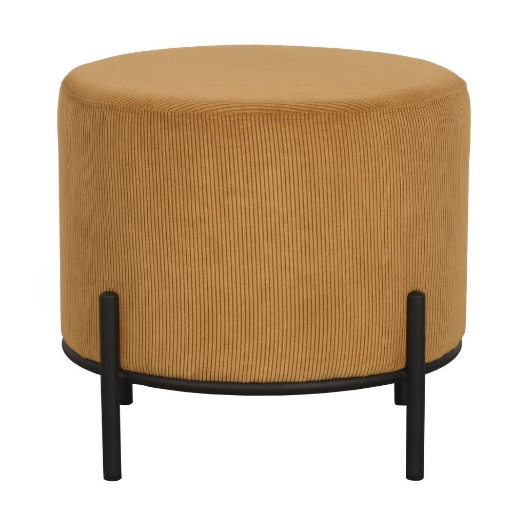 Möbel Stuhl aus Ocker 410x460mm, Cord in RINGO-Living Healani Hocker