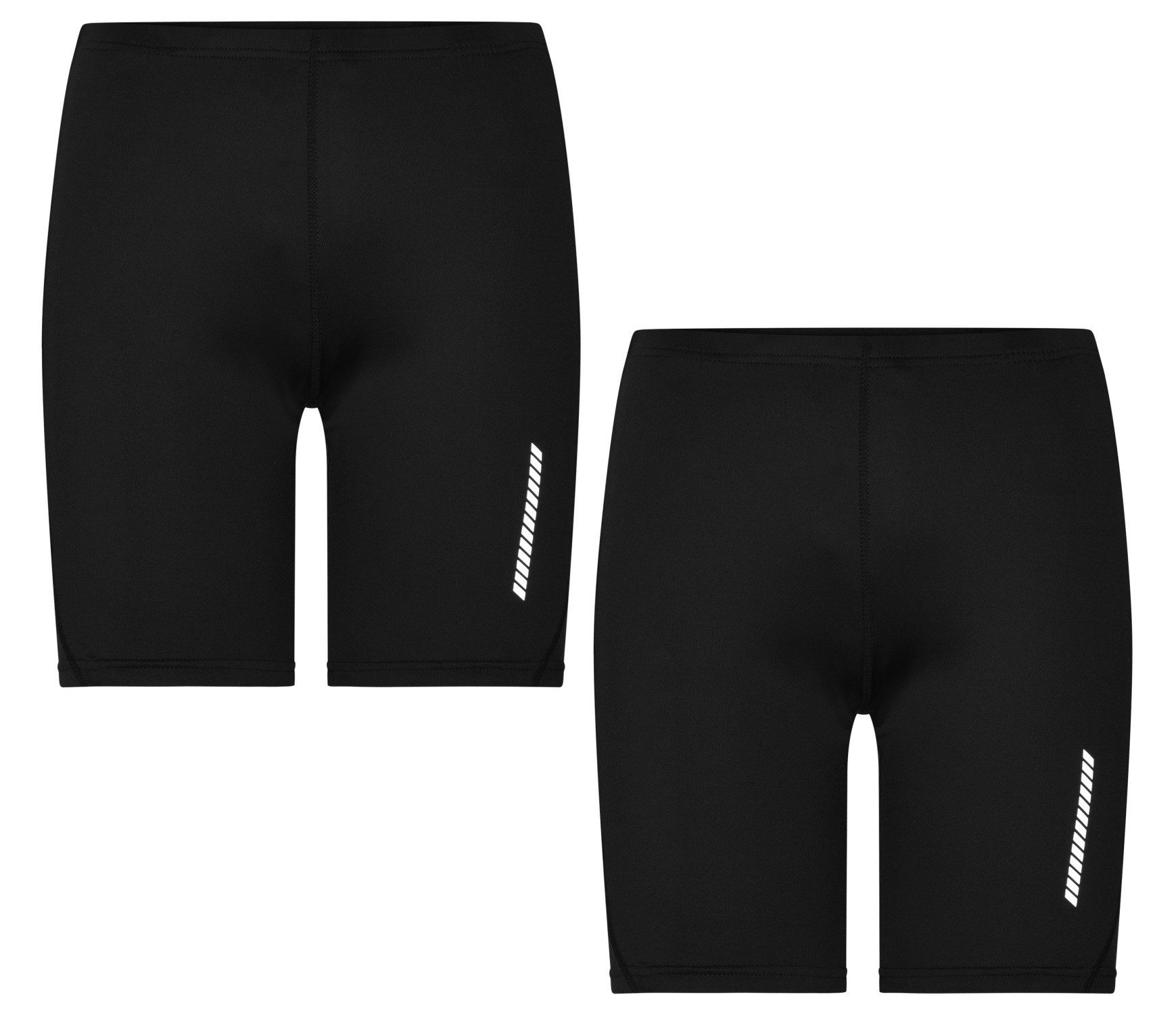 James & Nicholson Laufhose Doppelpack kurze Damen Laufhose Short Tights JN3 günstig online kaufen