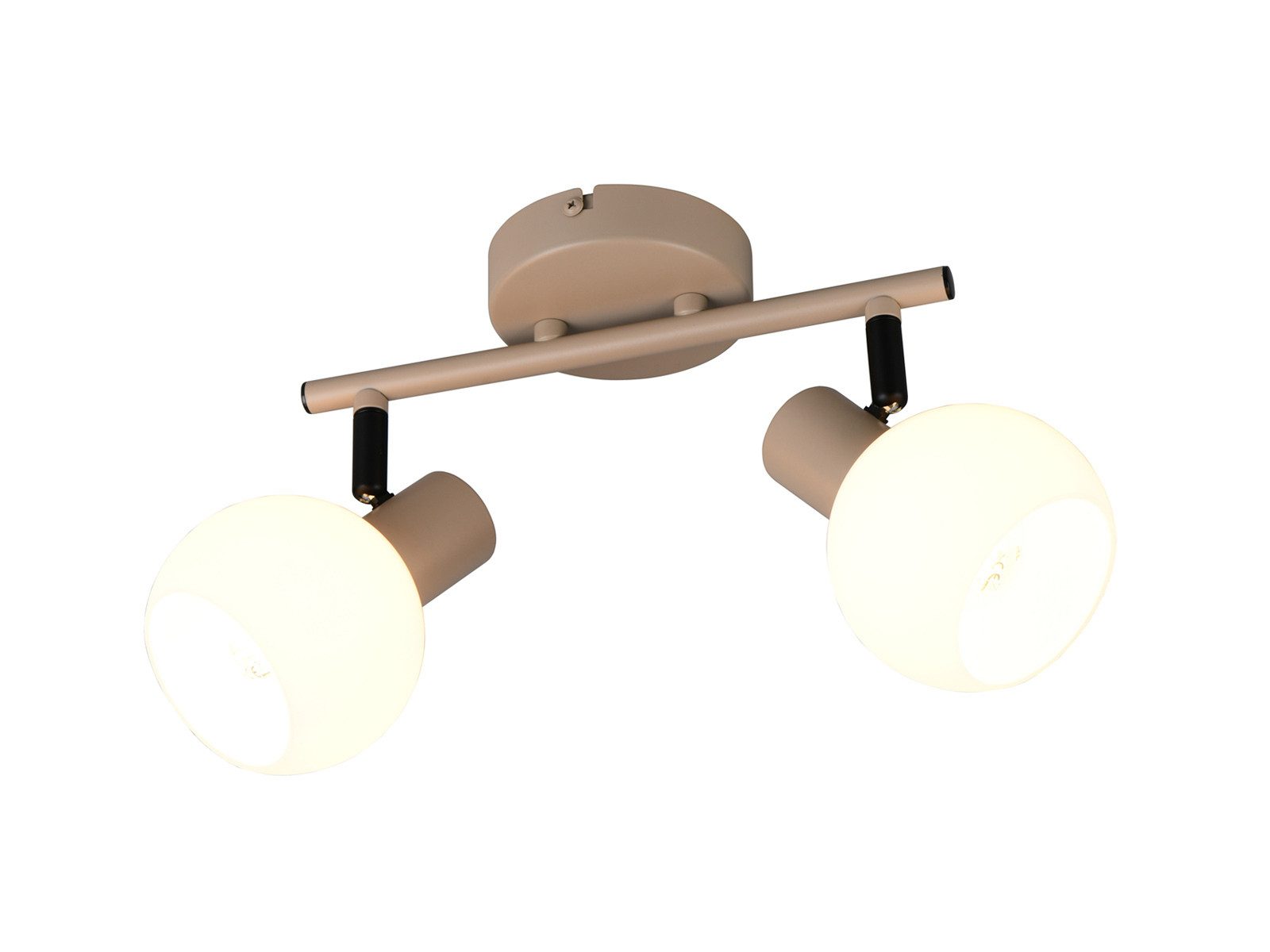 Reality Leuchten LED Deckenstrahler, Dimmfunktion, LED wechselbar, warmweiß, Deckenbeleuchtung innen Deckenlampe Jugendzimmer & Treppenhaus B: 25cm