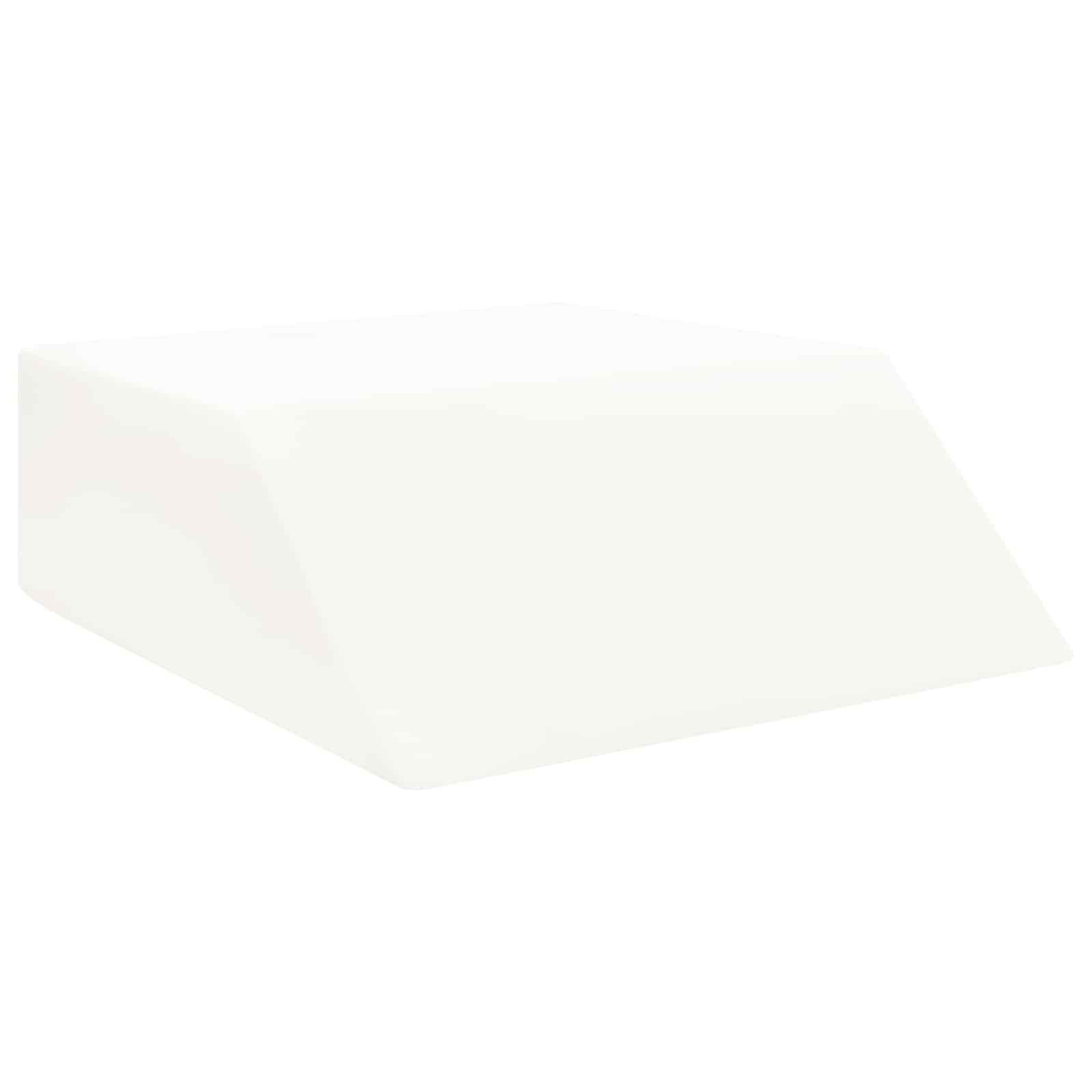 vidaXL Kopfkissen Beinkissen 63 x 52 x 19 cm Fest PU-Schaum Grau, Bezug: Samt